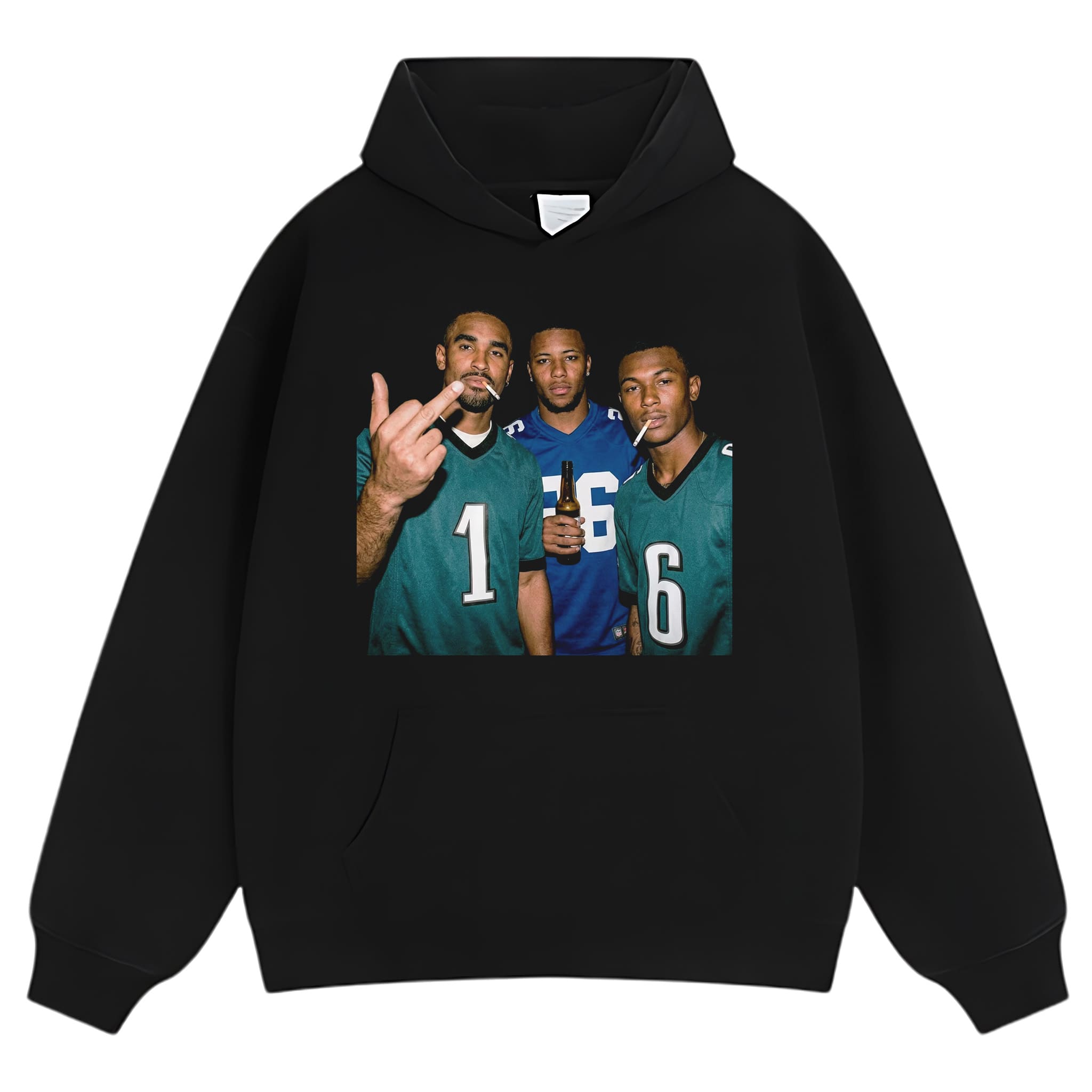 JALEN HURTS & SAQUON BARKLEY & DEVONTA SMITH FOOTBALL V1 TANK TOP & TEE & LONG SLEEVE & LAYERED LS & HOODIE