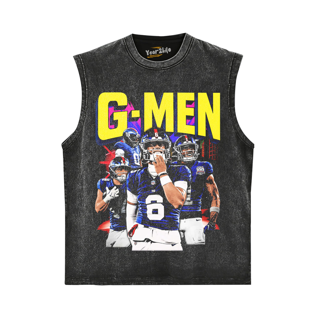 JAXSON DART G-MEN NEW YORK GIANTS 2025 VINTAGE GRAPHIC TEE & LS & HOODIE