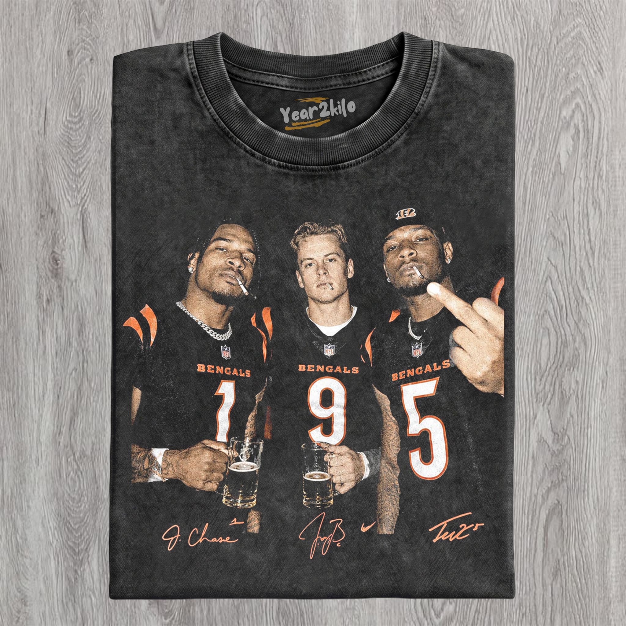 JA’MARR CHASE & JOE BURROW & TEE HIGGINS TANK TOP & TEE & LONG SLEEVE & LAYERED LS & HOODIE