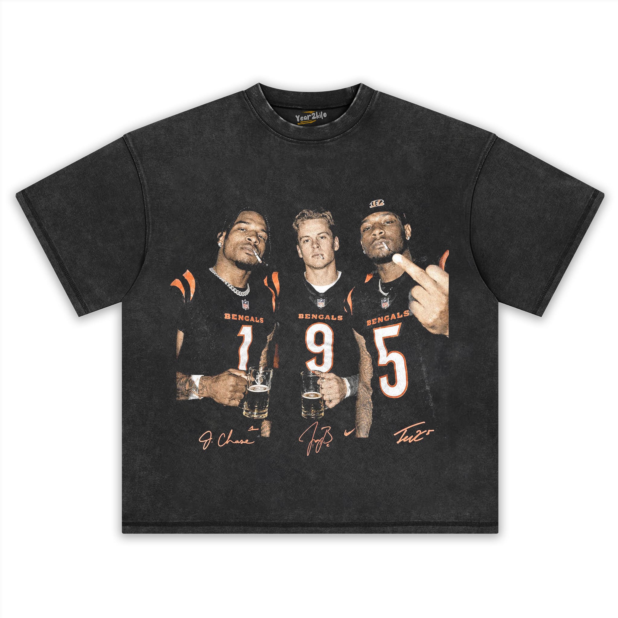 JA’MARR CHASE & JOE BURROW & TEE HIGGINS TANK TOP & TEE & LONG SLEEVE & LAYERED LS & HOODIE