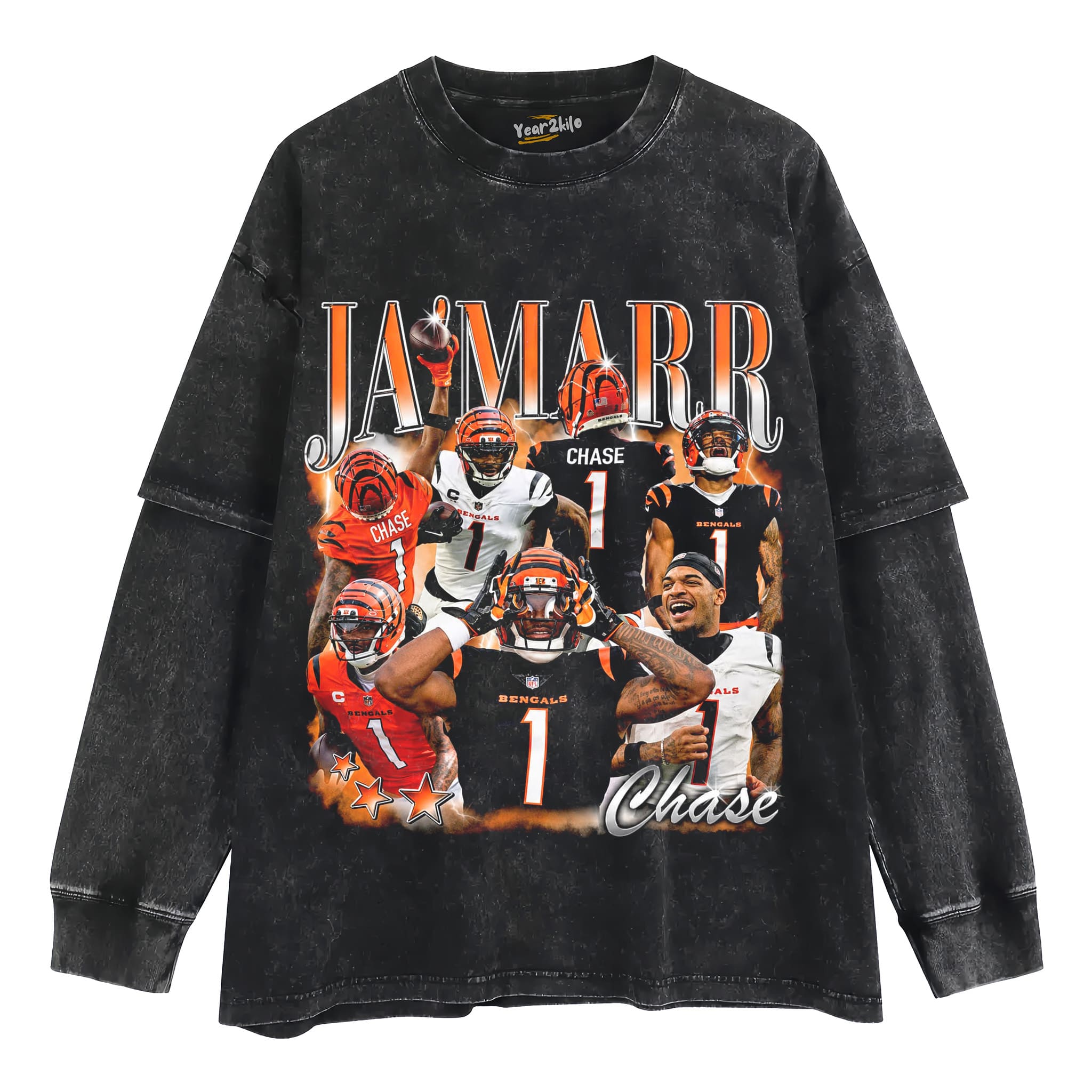 JA’MARR CHASE V3 TANK TOP & TEE & LONG SLEEVE & LAYERED LS & HOODIE