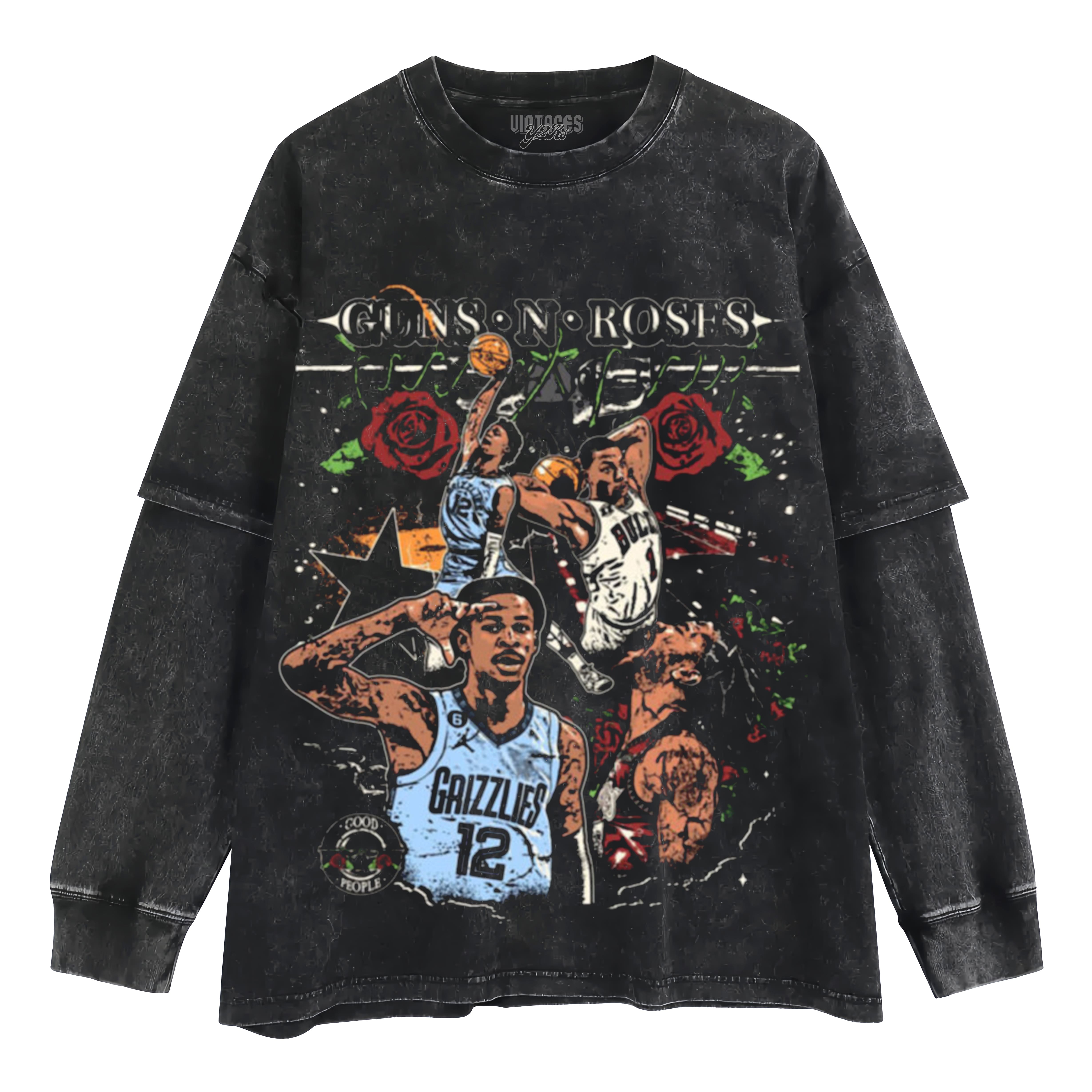 JA MORANT & DERRICK ROSE LAYERED LONG SLEEVE