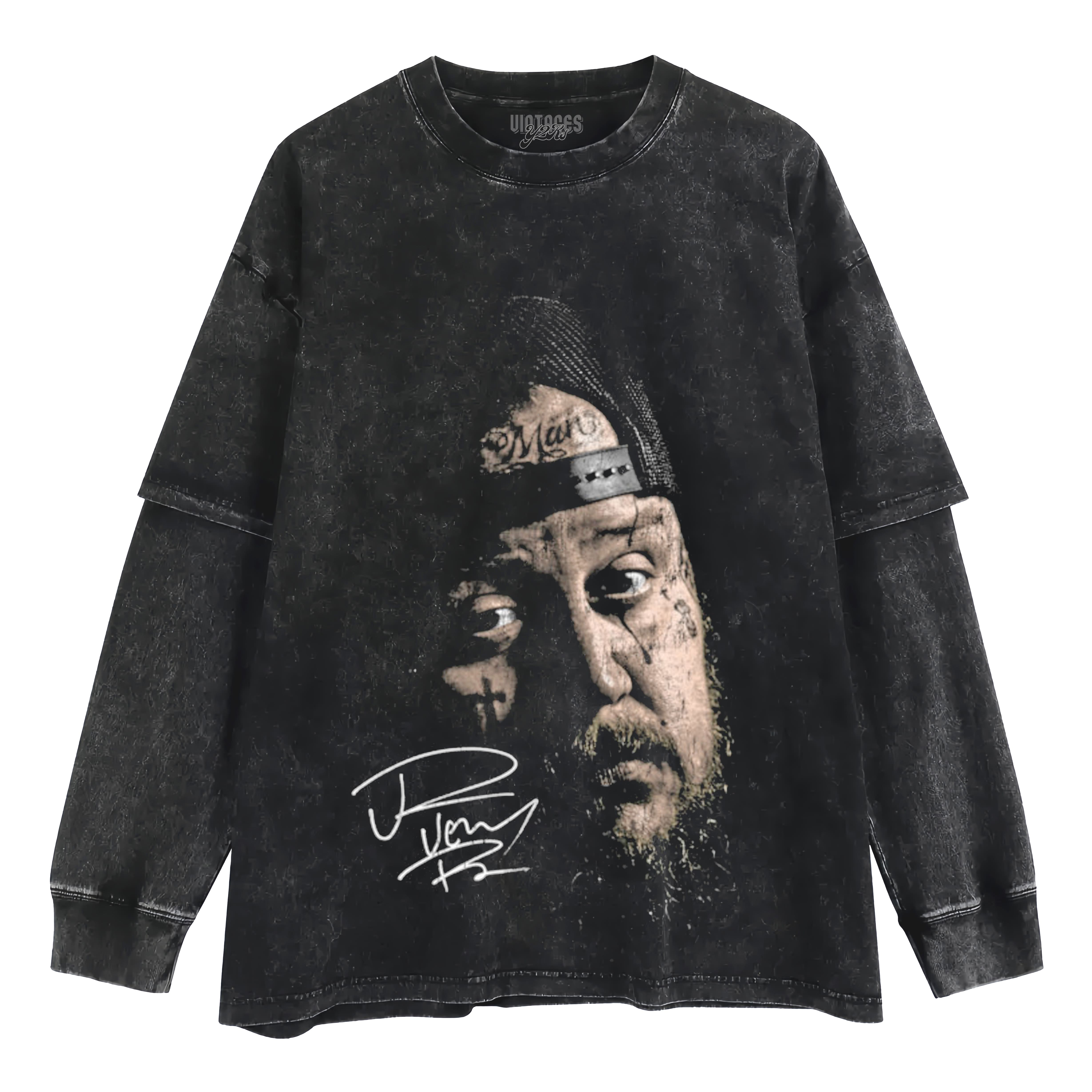 JELLY ROLL ILLUSTRATION LAYERED LONG SLEEVE