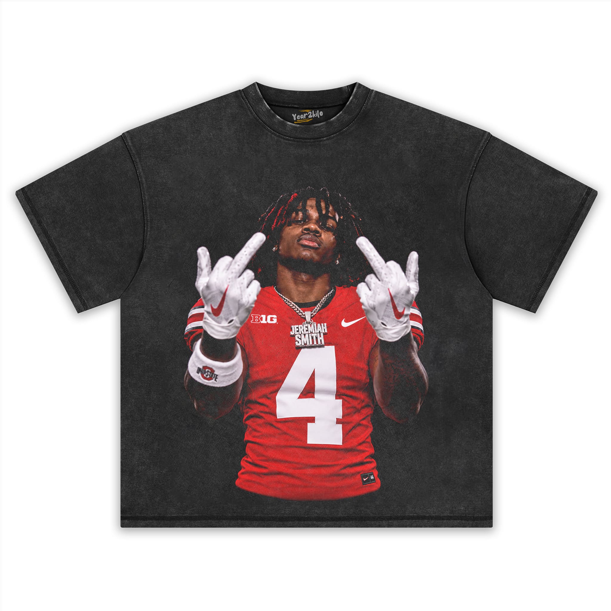 JEREMIAH SMITH - MIDDLE FINGER TANK TOP & TEE & LONG SLEEVE & LAYERED LS & HOODIE