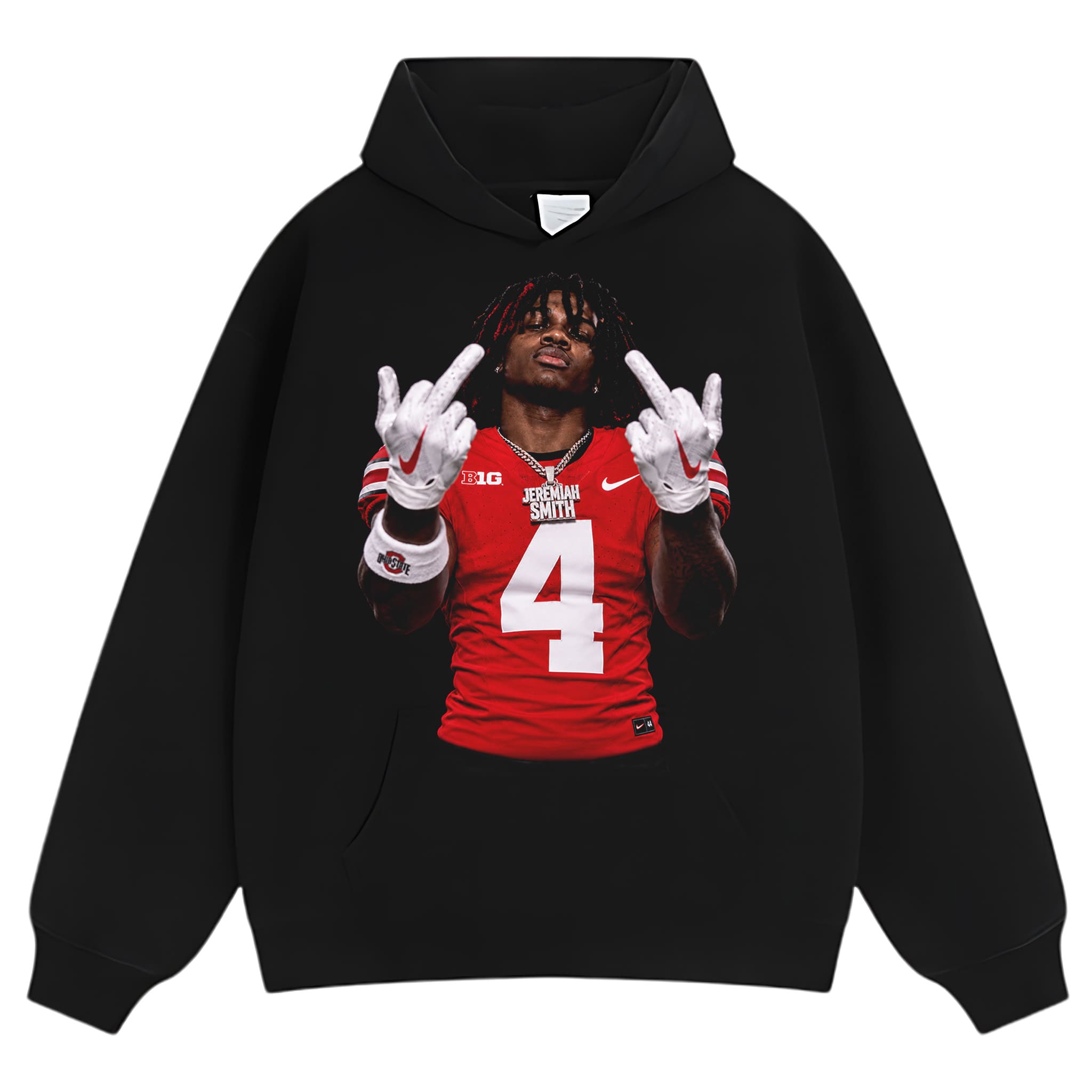 JEREMIAH SMITH - MIDDLE FINGER TANK TOP & TEE & LONG SLEEVE & LAYERED LS & HOODIE