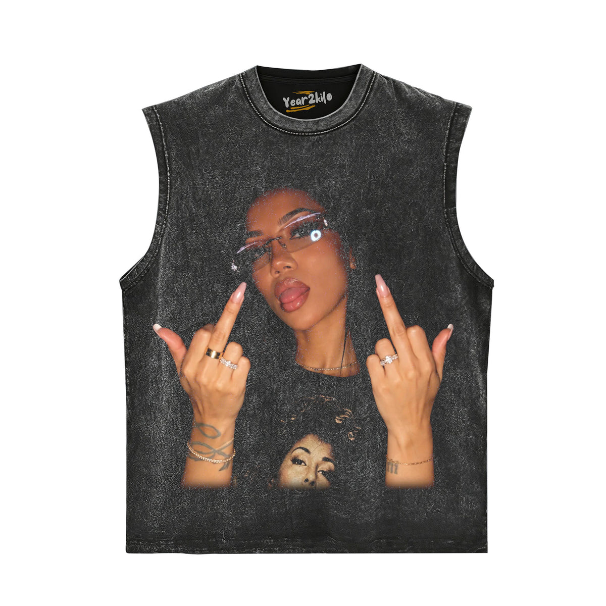 JHENÉ AIKO - MIDDLE FINGER V3 TANK TOP & TEE & LONG SLEEVE & LAYERED LS & HOODIE