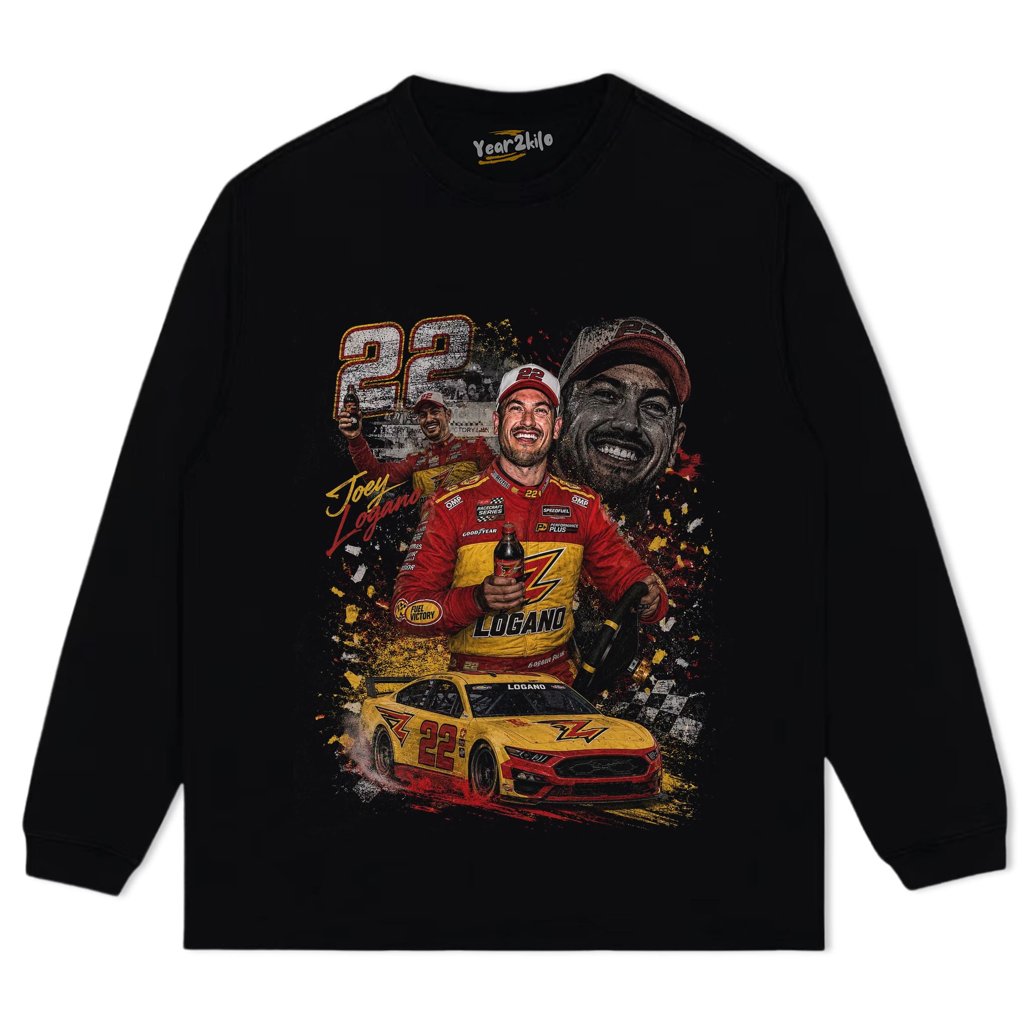 JOEY LOGANO 2026 V1 TANK TOP & TEE & LONG SLEEVE & LAYERED LS & HOODIE