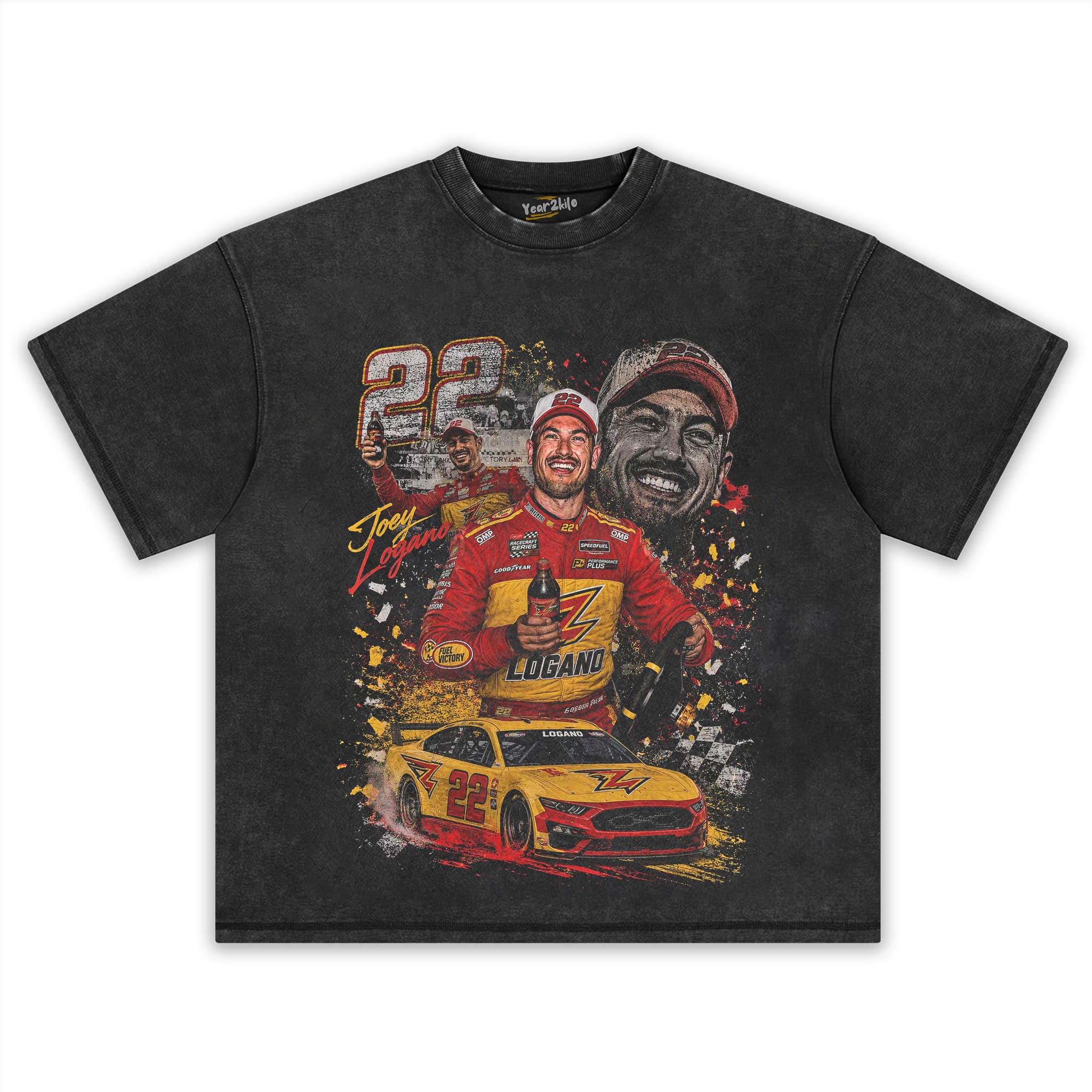 JOEY LOGANO 2026 V1 TANK TOP & TEE & LONG SLEEVE & LAYERED LS & HOODIE