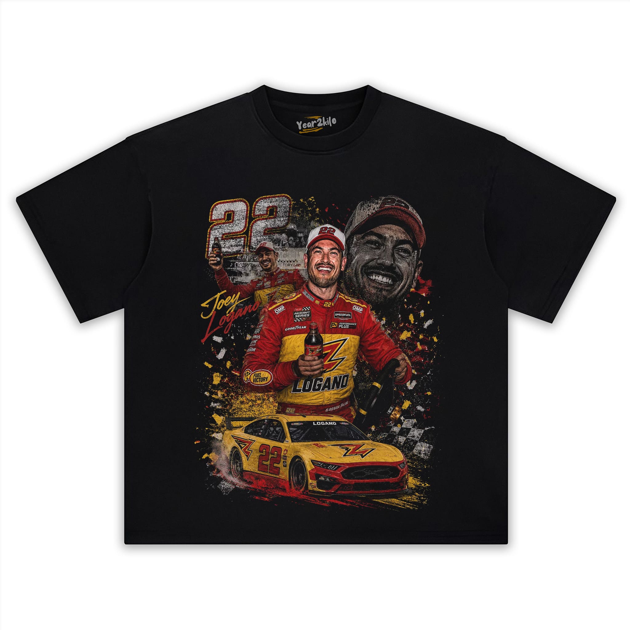 JOEY LOGANO 2026 V1 TANK TOP & TEE & LONG SLEEVE & LAYERED LS & HOODIE