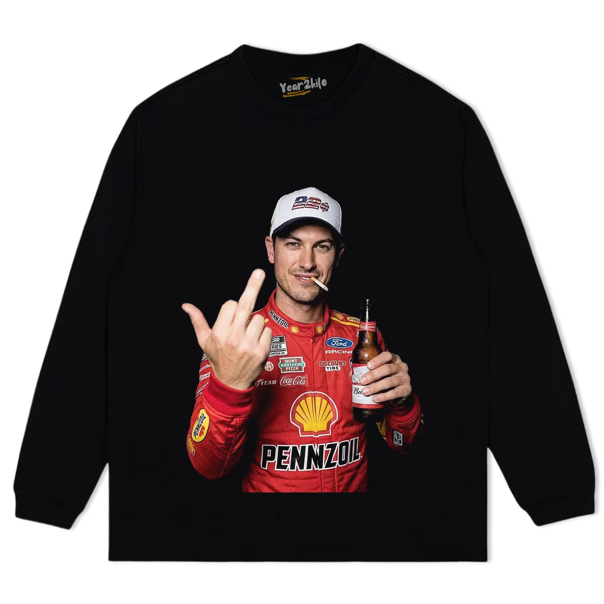 JOEY LOGANO TANK TOP & TEE & LONG SLEEVE & LAYERED LS & HOODIE