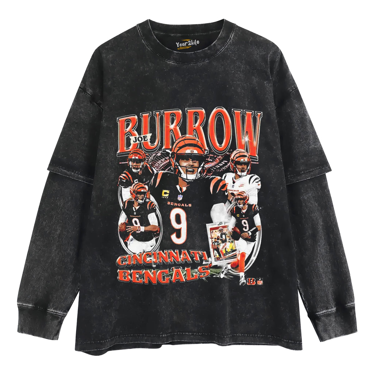 JOE BURROW TANK TOP & TEE & LONG SLEEVE & LAYERED LS & HOODIE