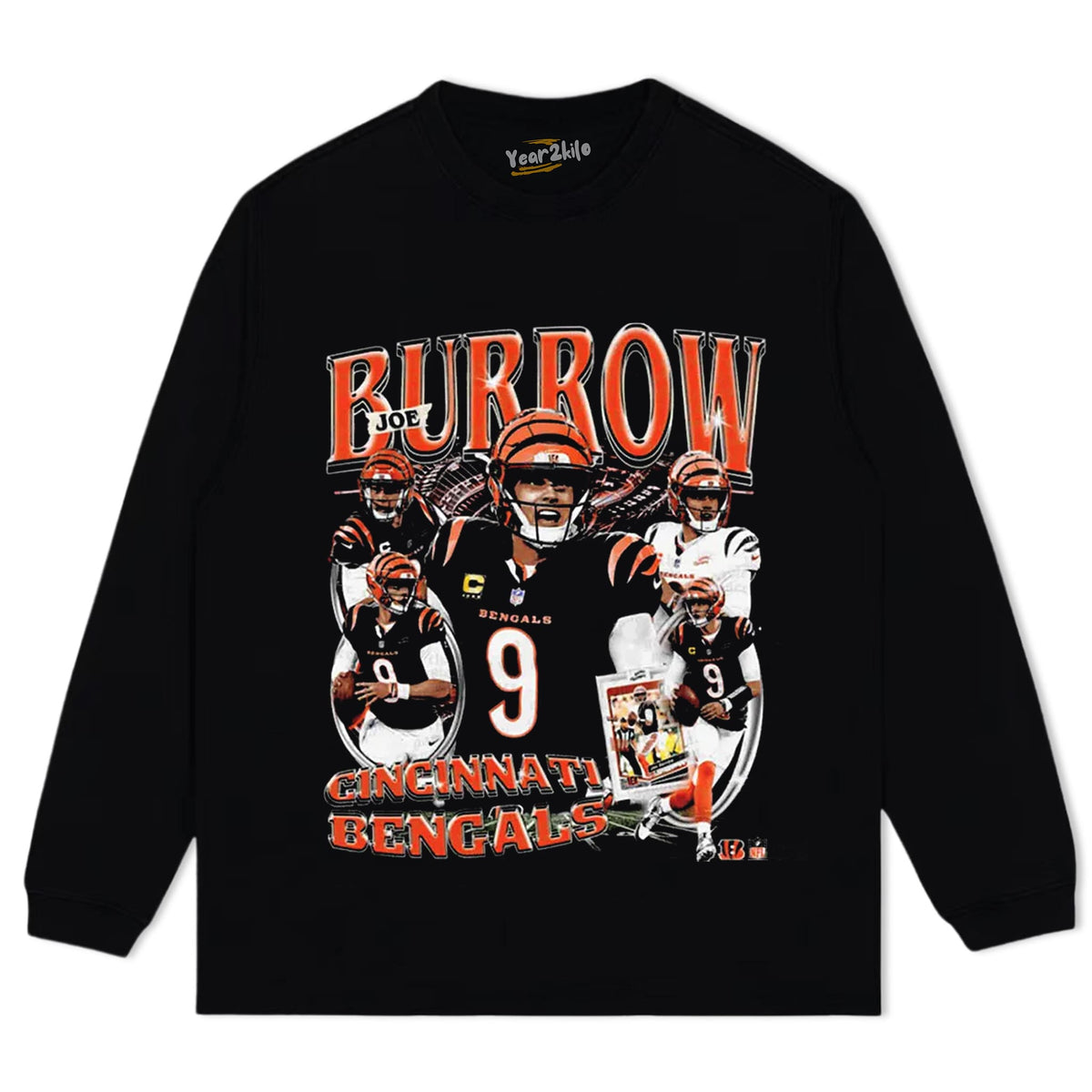 JOE BURROW TANK TOP & TEE & LONG SLEEVE & LAYERED LS & HOODIE