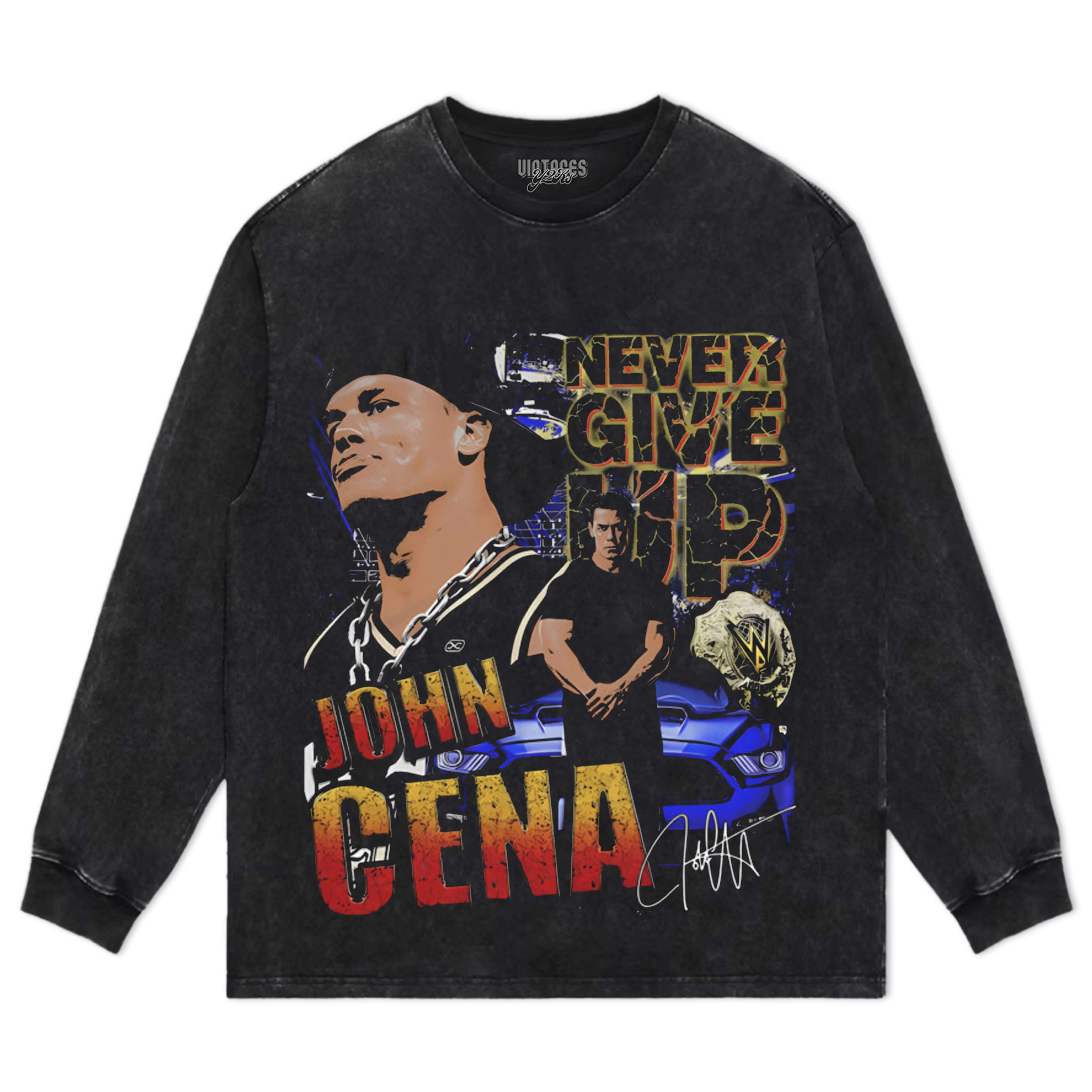 JOHN CENA NEVER GIVE UP TEE & LS & HOODIE