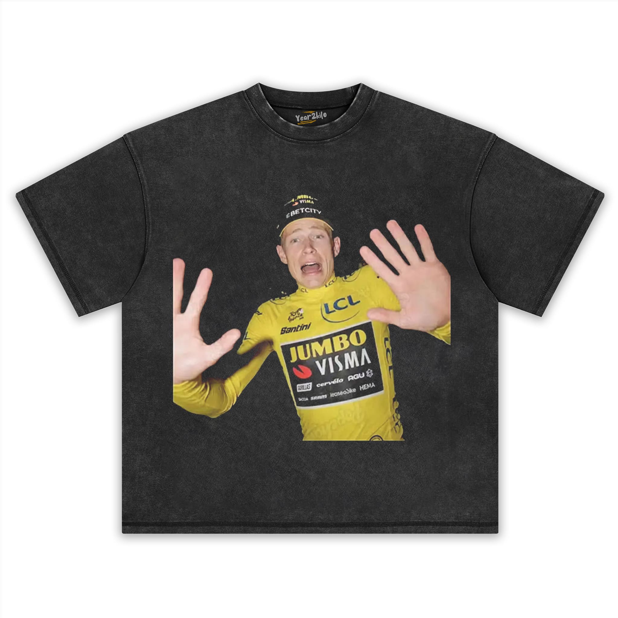 JONAS VINGEGAARD 2026 VINTAGE CRYING TANK TOP & TEE & LONG SLEEVE & LAYERED LS & HOODIE