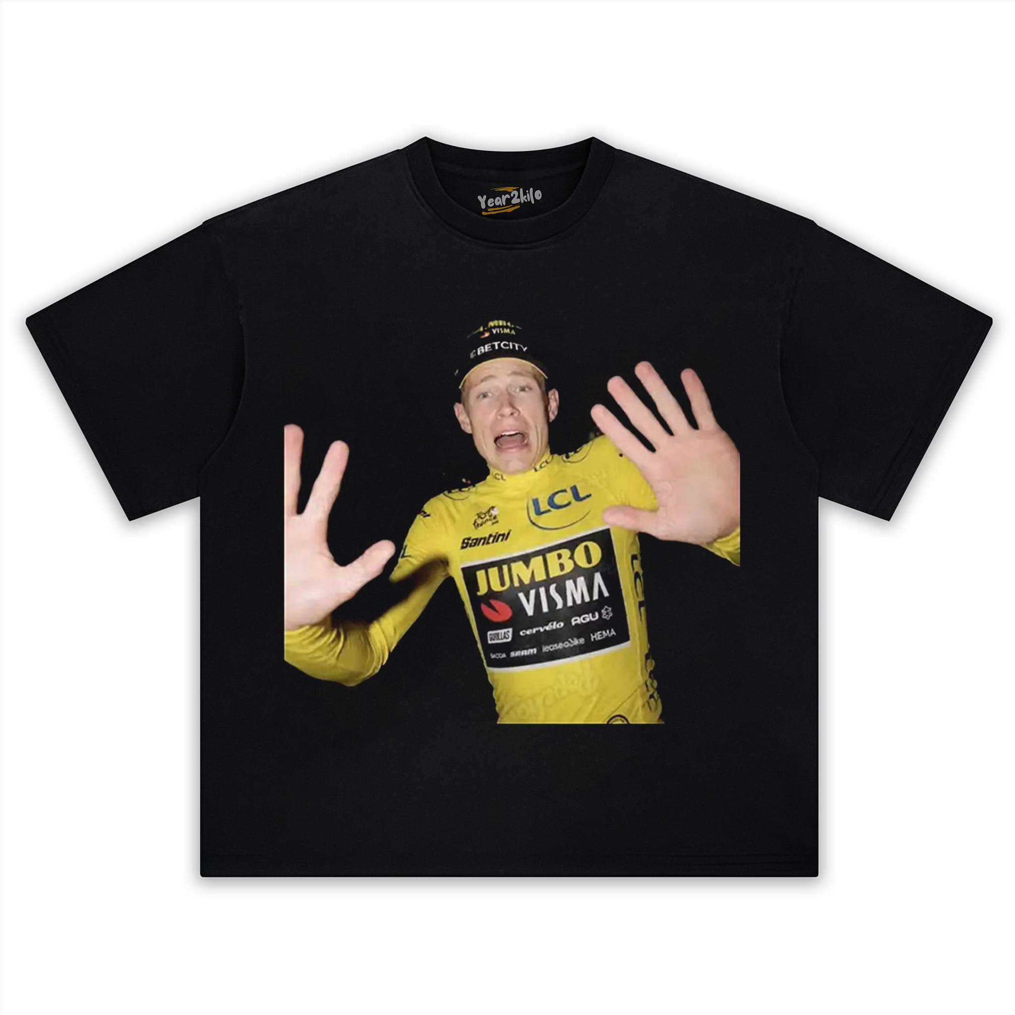 JONAS VINGEGAARD 2026 VINTAGE CRYING TANK TOP & TEE & LONG SLEEVE & LAYERED LS & HOODIE