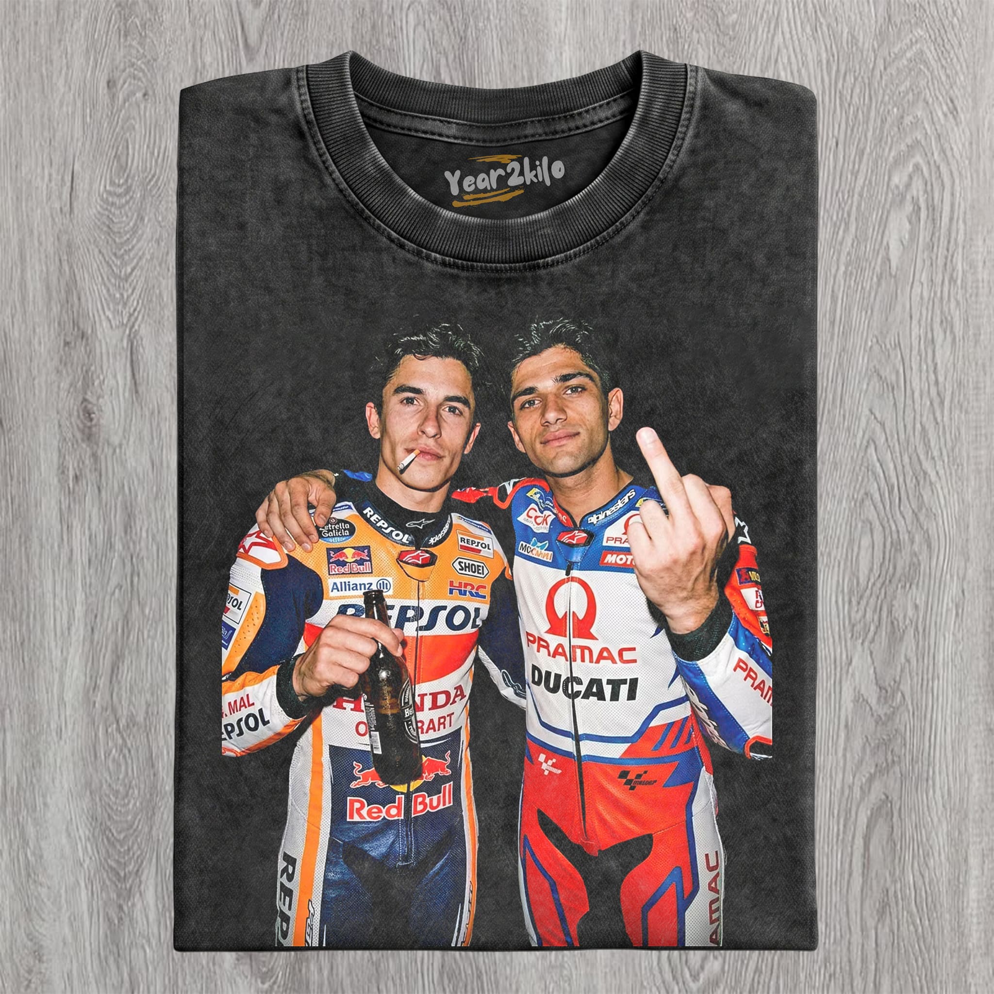 JORGE MARTÍN & MARC MÁRQUEZ MOTO GP THE SILVERSTONE SHOWDOWN TANK TOP & TEE & LONG SLEEVE & LAYERED LS & HOODIE