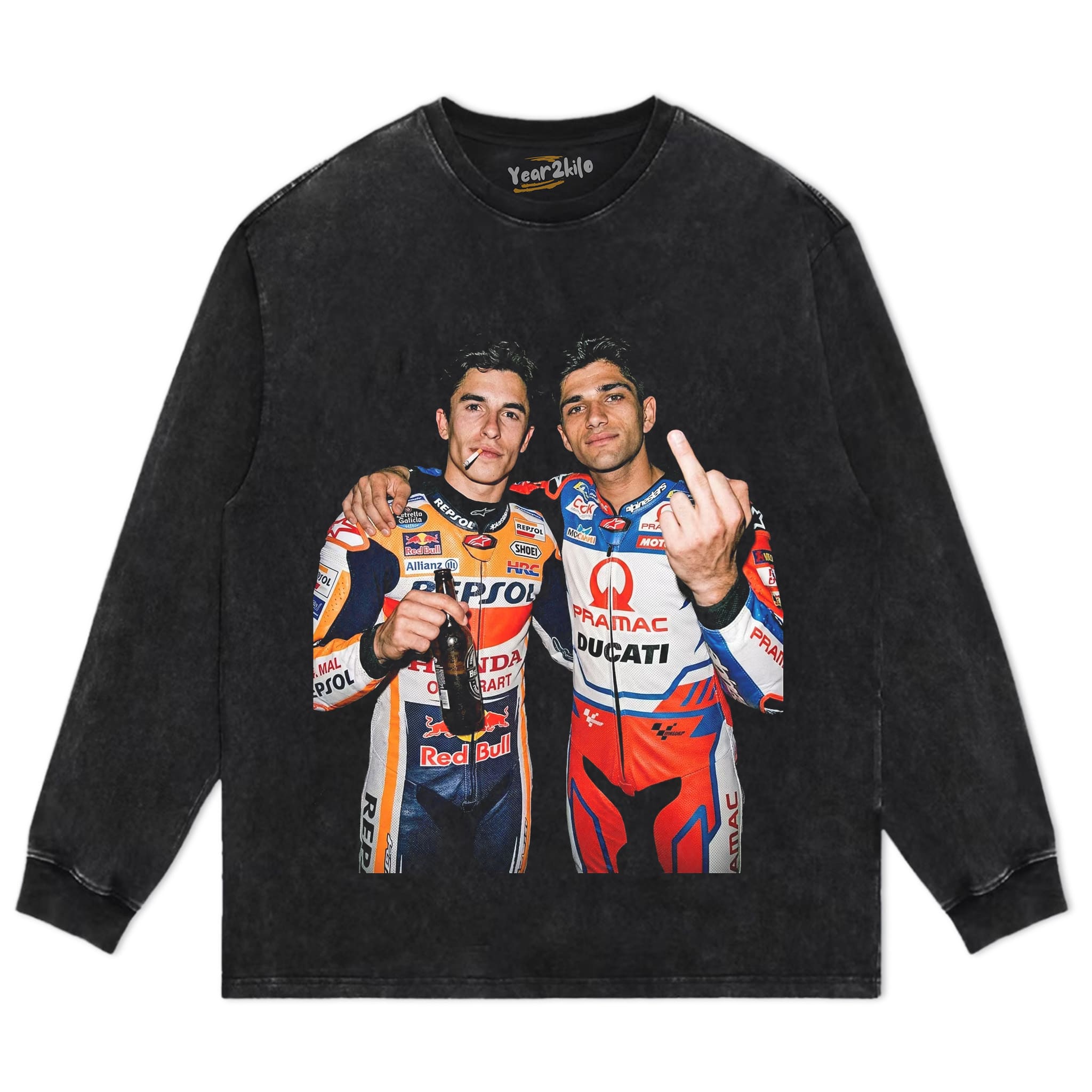 JORGE MARTÍN & MARC MÁRQUEZ MOTO GP THE SILVERSTONE SHOWDOWN TANK TOP & TEE & LONG SLEEVE & LAYERED LS & HOODIE