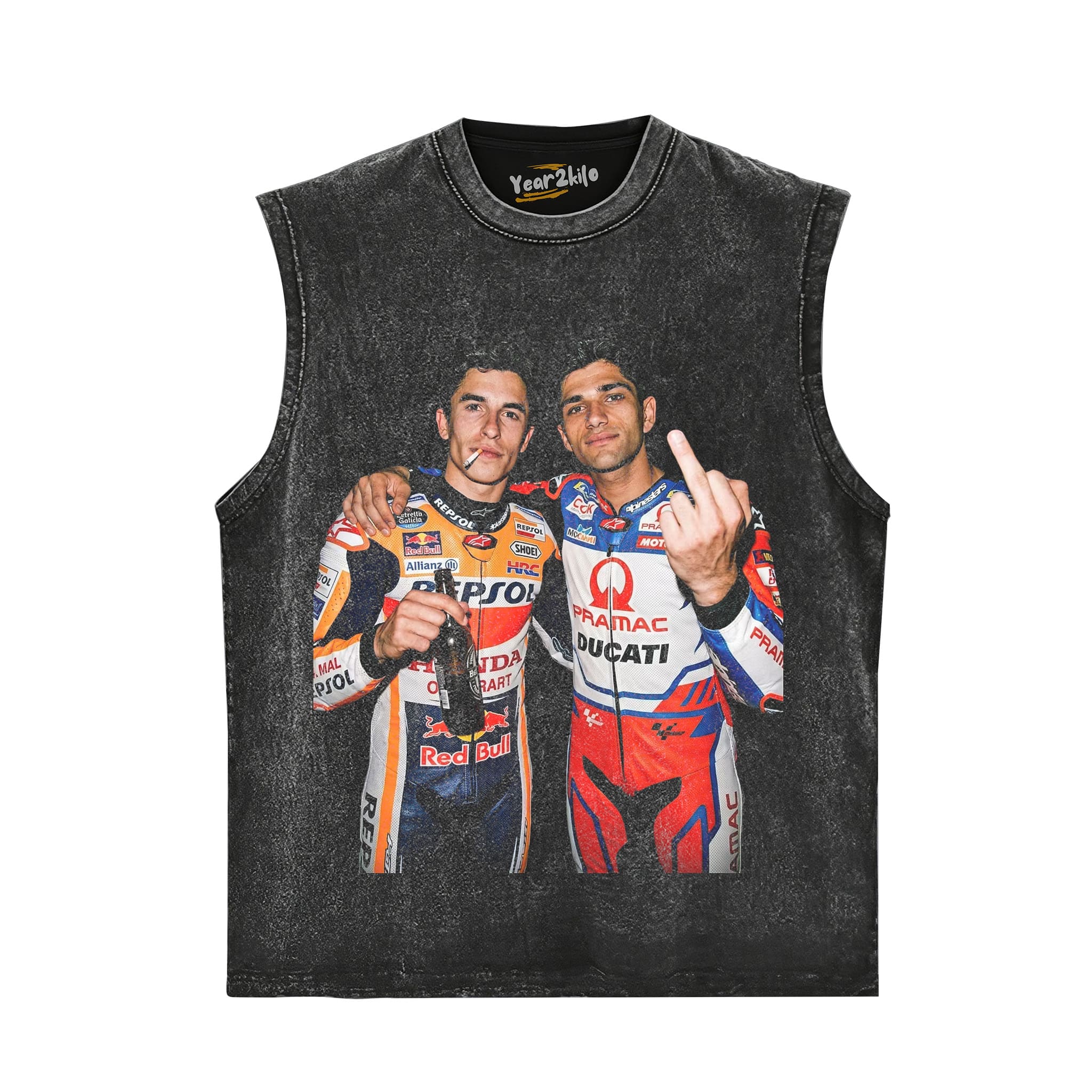 JORGE MARTÍN & MARC MÁRQUEZ MOTO GP THE SILVERSTONE SHOWDOWN TANK TOP & TEE & LONG SLEEVE & LAYERED LS & HOODIE