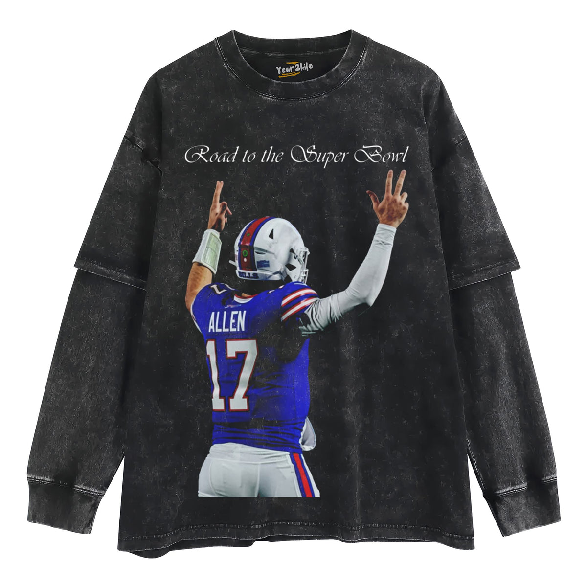 JOSH ALLEN - ROAD TO THE SUPER BOWL TANK TOP & TEE & LONG SLEEVE & LAYERED LS & HOODIE