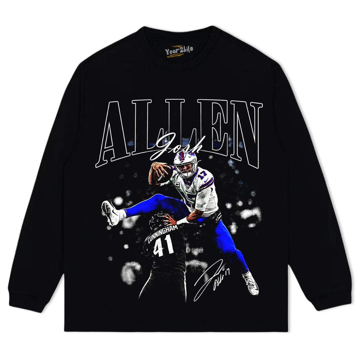 JOSH ALLEN FOOTBALL TANK TOP & TEE & LONG SLEEVE & LAYERED LS & HOODIE