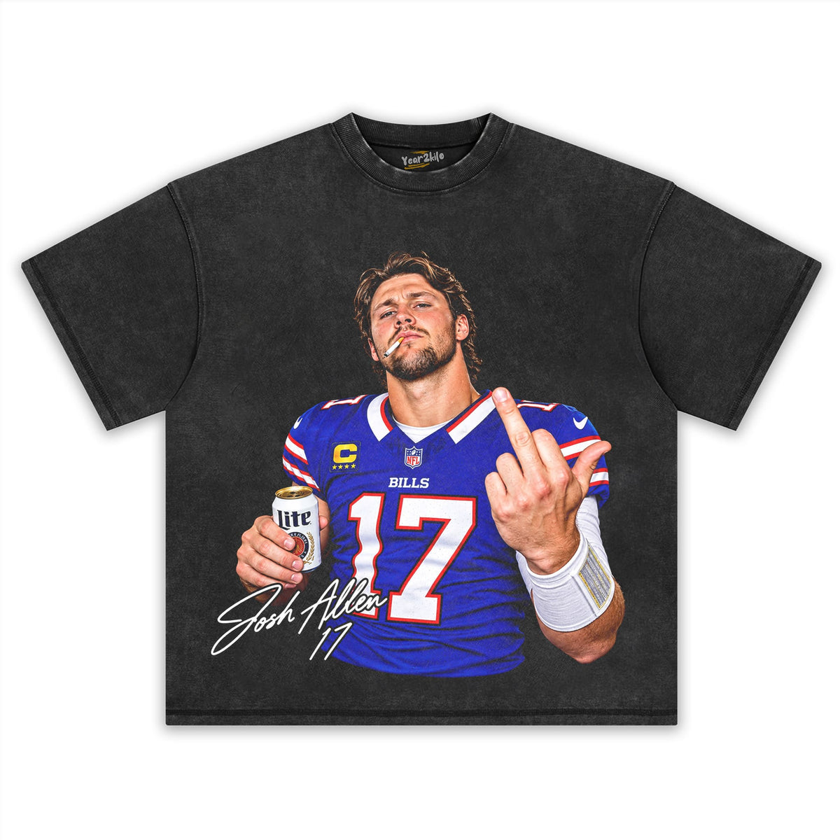 JOSH ALLEN MIDDLE FINGER V3 TANK TOP & TEE & LONG SLEEVE & LAYERED LS & HOODIE