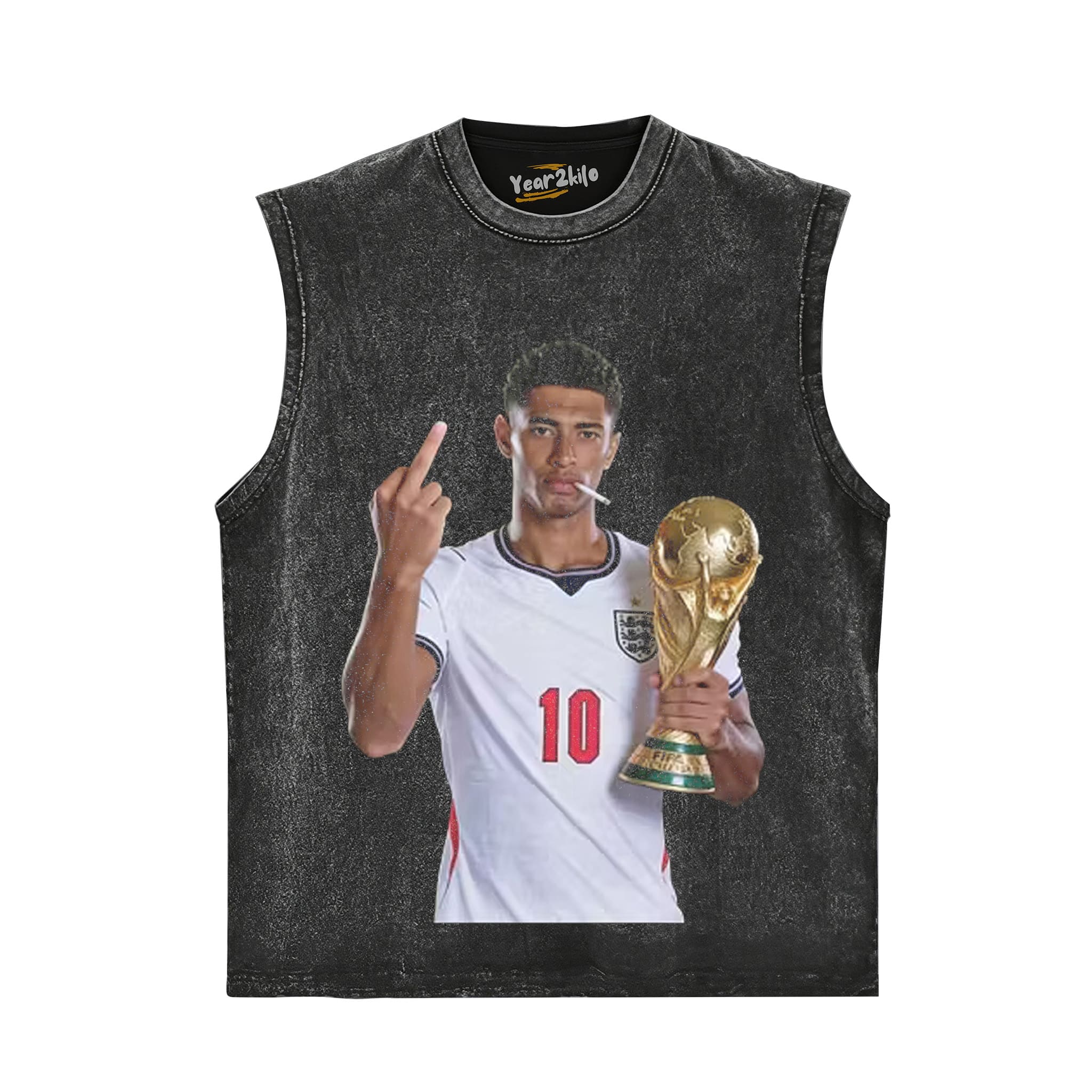 JUDE BELLINGHAM ENGLAND V2 TANK TOP & TEE & LONG SLEEVE & LAYERED LS & HOODIE