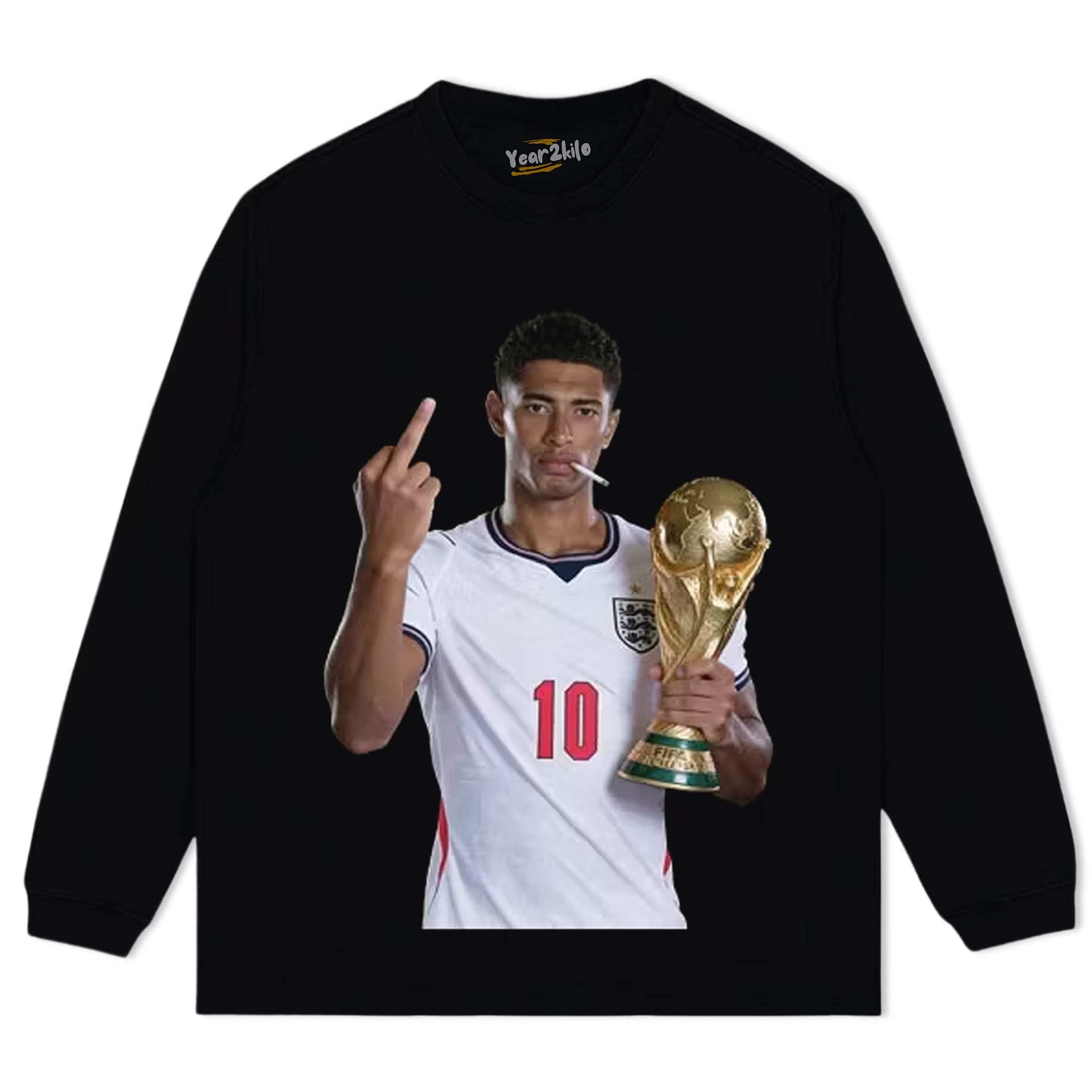 JUDE BELLINGHAM ENGLAND V2 TANK TOP & TEE & LONG SLEEVE & LAYERED LS & HOODIE