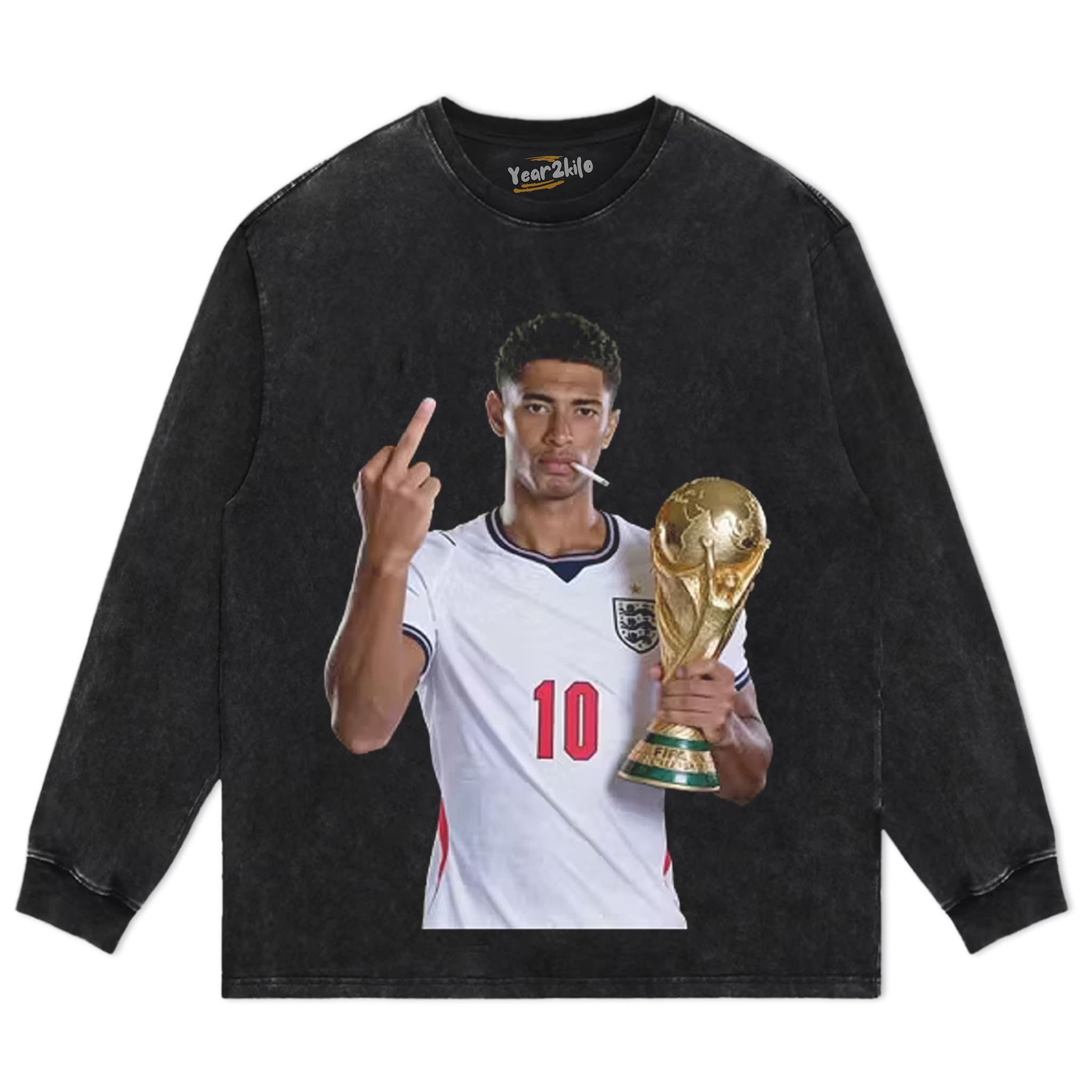 JUDE BELLINGHAM ENGLAND V2 TANK TOP & TEE & LONG SLEEVE & LAYERED LS & HOODIE