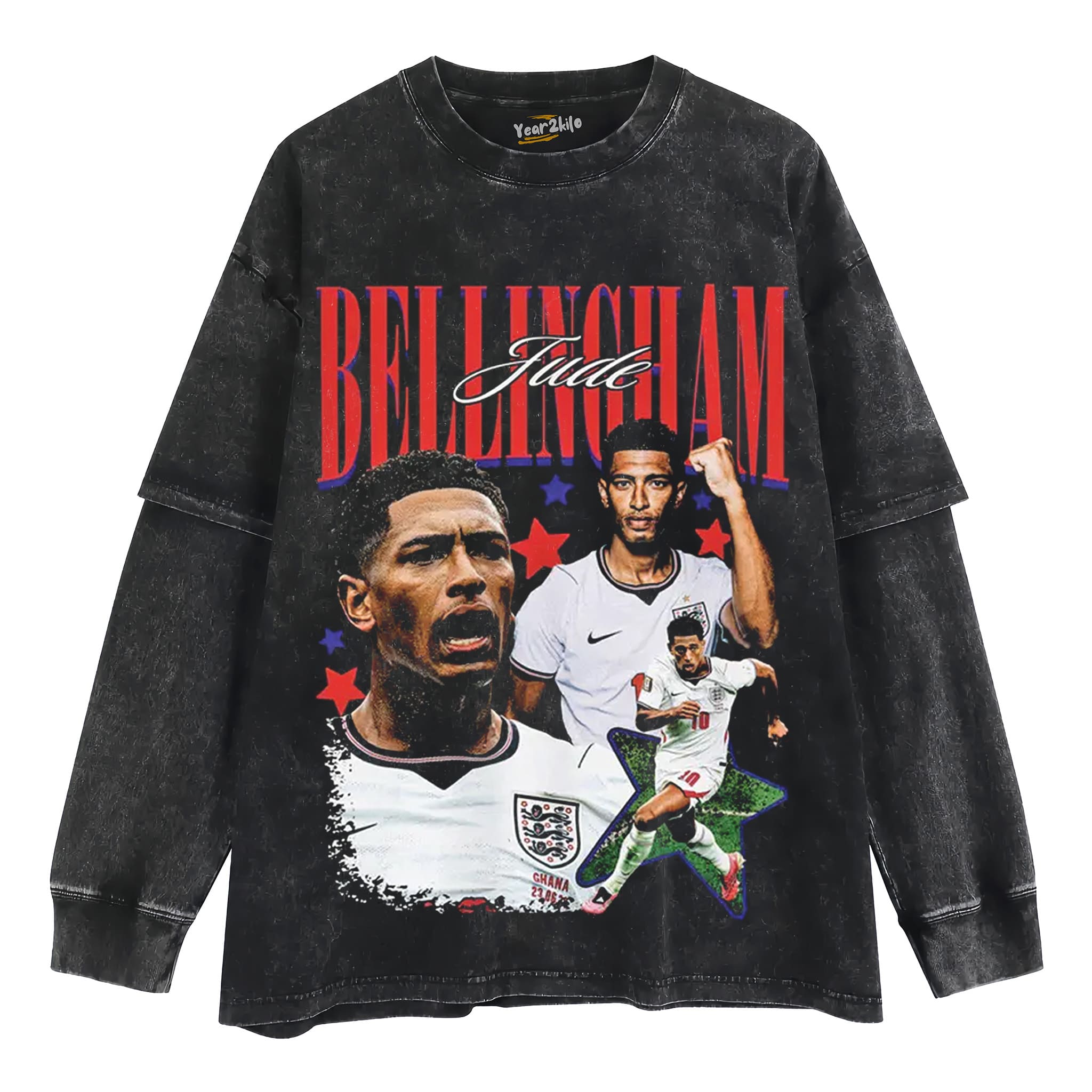 JUDE BELLINGHAM VINTAGE TANK TOP & TEE & LONG SLEEVE & LAYERED LS & HOODIE