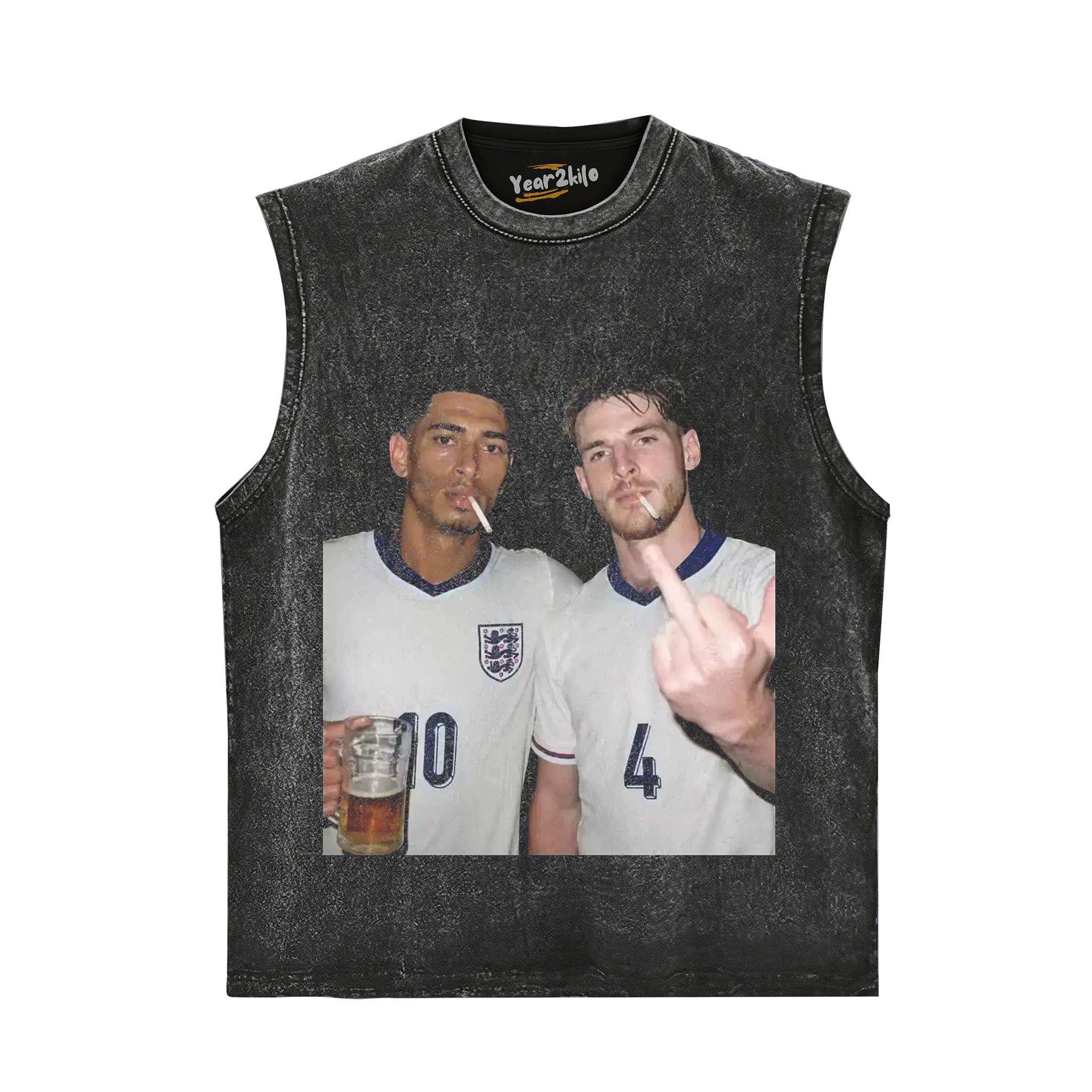 JUDE BELLINGHAM & DECLAN RICE ENGLAND TANK TOP & TEE & LONG SLEEVE & LAYERED LS & HOODIE