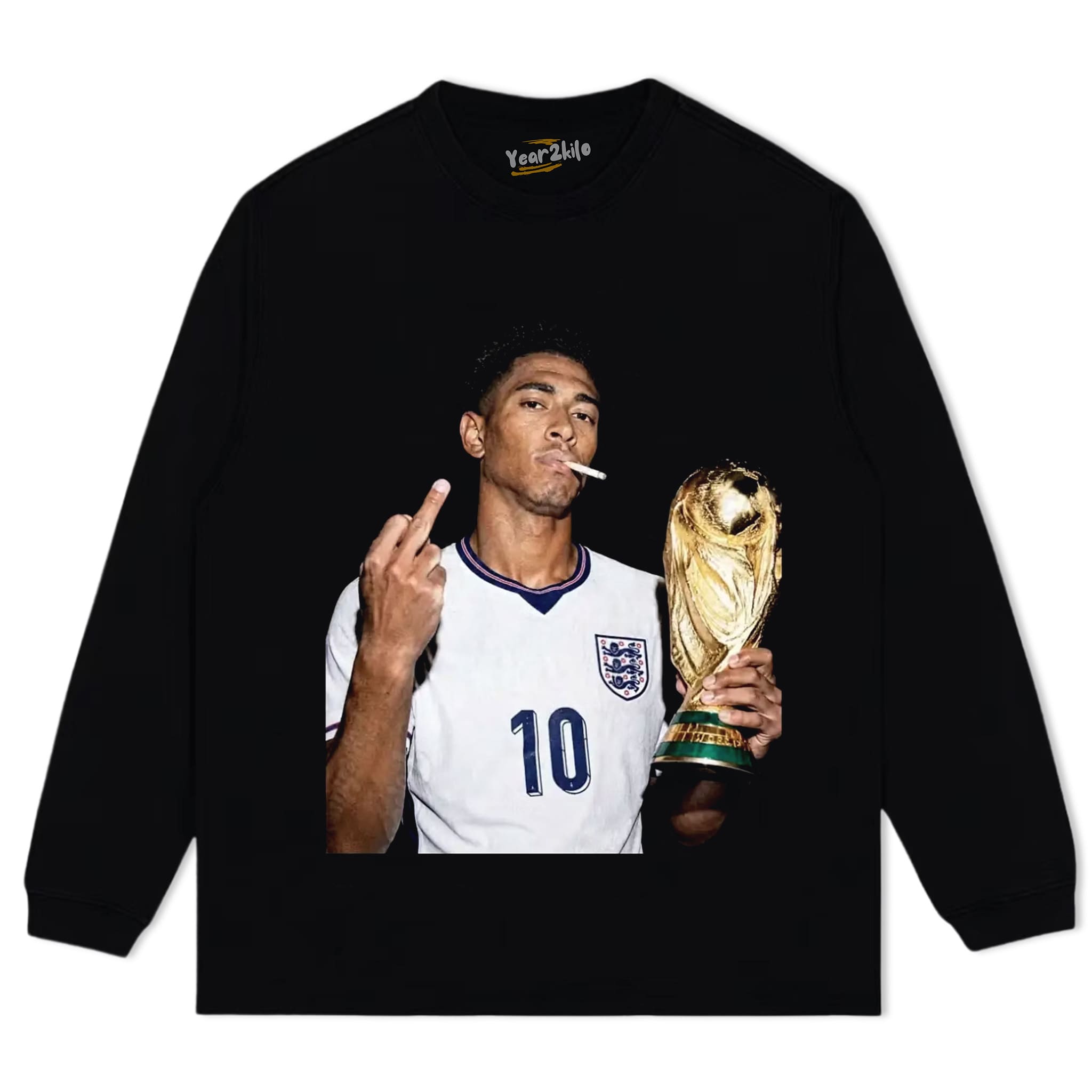JUDE BELLINGHAM ENGLAND V1 TANK TOP & TEE & LONG SLEEVE & LAYERED LS & HOODIE