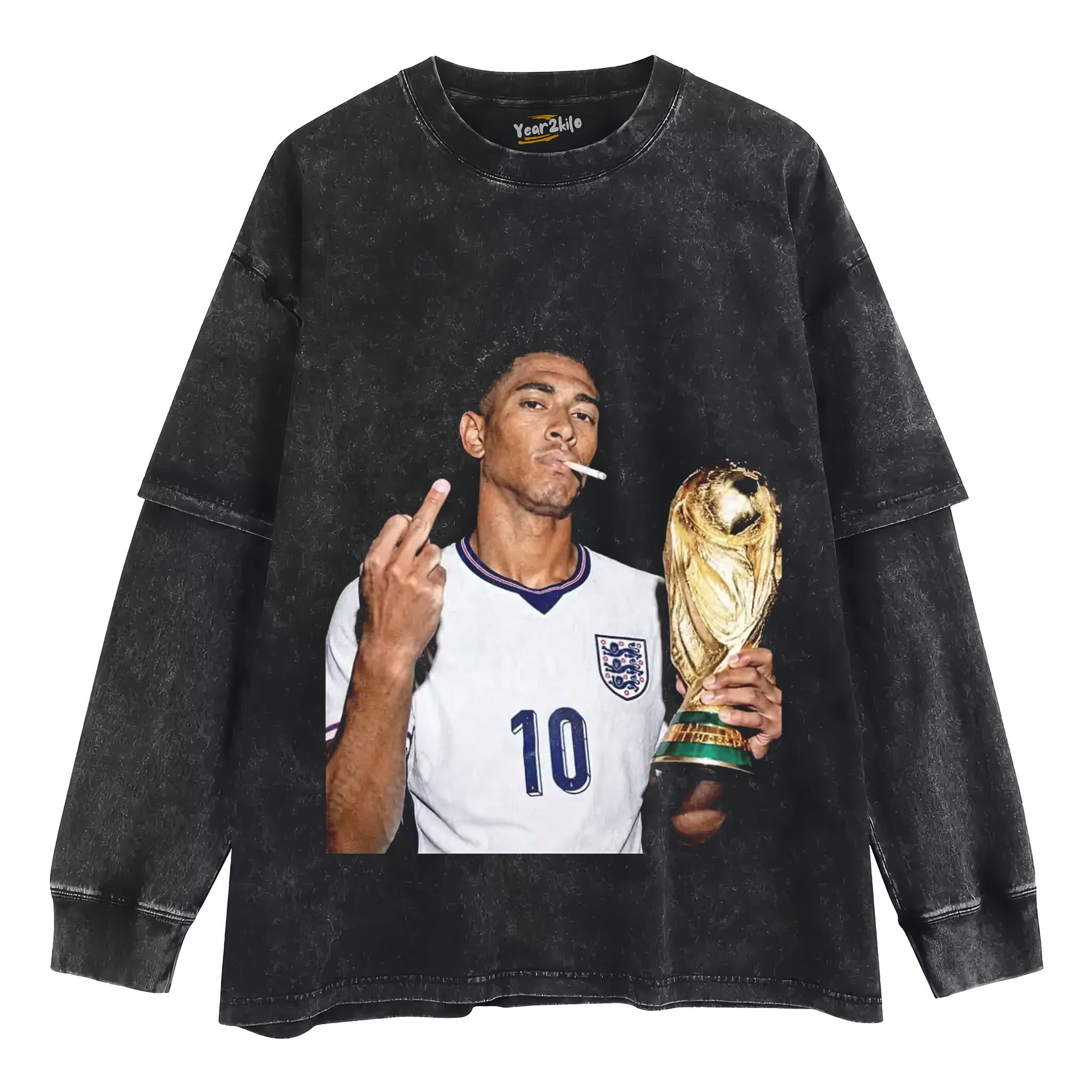 JUDE BELLINGHAM ENGLAND V1 TANK TOP & TEE & LONG SLEEVE & LAYERED LS & HOODIE
