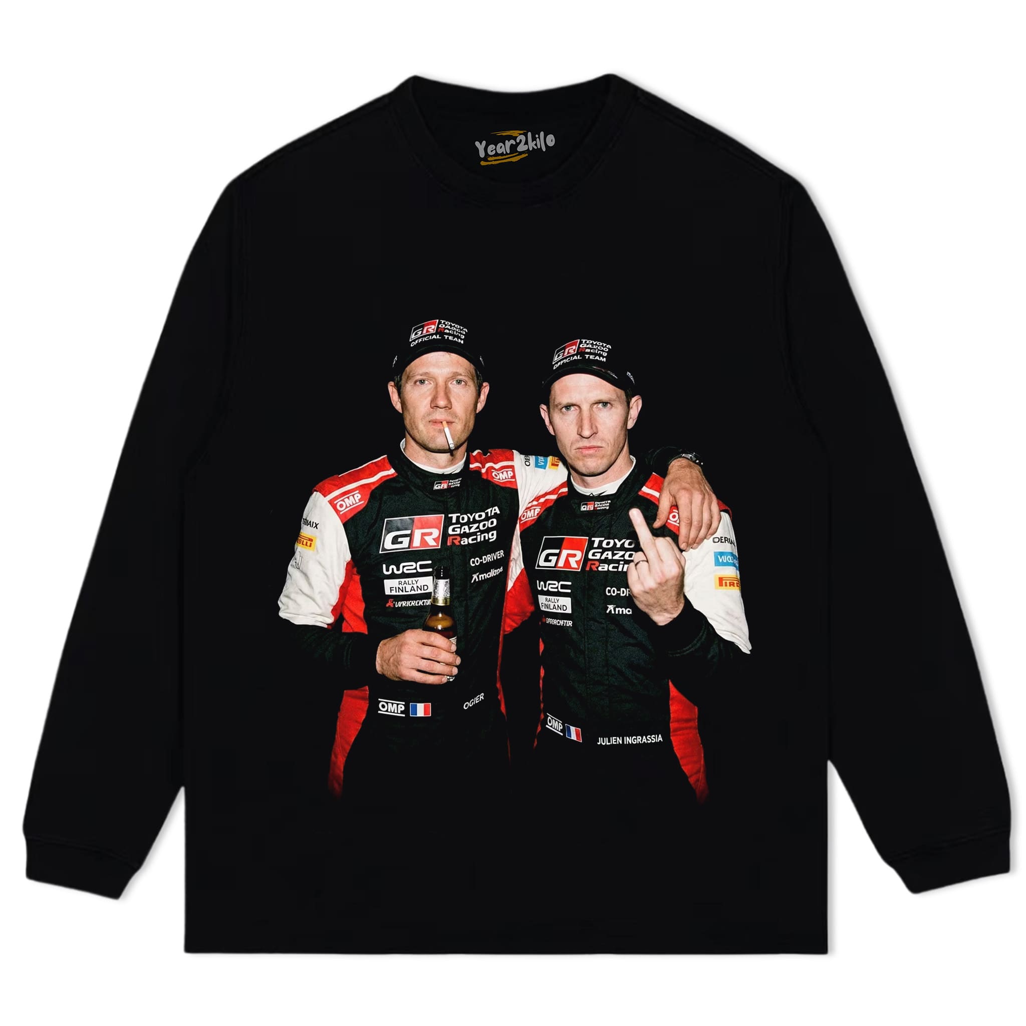 JULIEN INGRASSIA & SÉBASTIEN OGIER｜WRC V1 TANK TOP & TEE & LONG SLEEVE & LAYERED LS & HOODIE
