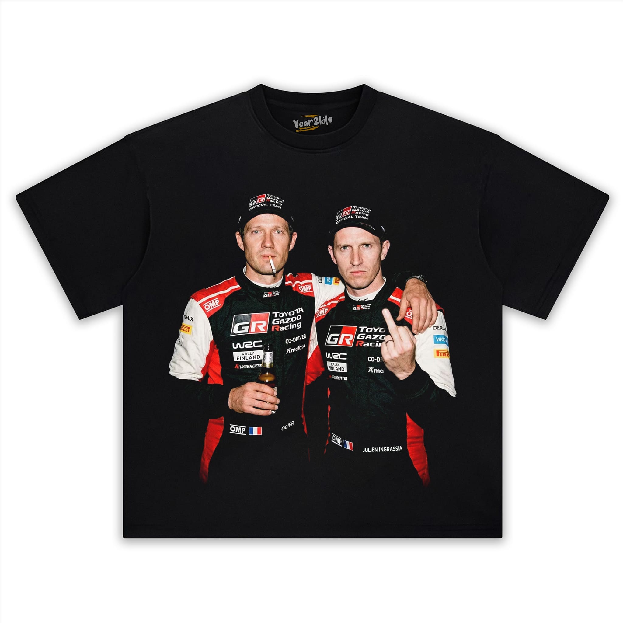 JULIEN INGRASSIA & SÉBASTIEN OGIER｜WRC V1 TANK TOP & TEE & LONG SLEEVE & LAYERED LS & HOODIE