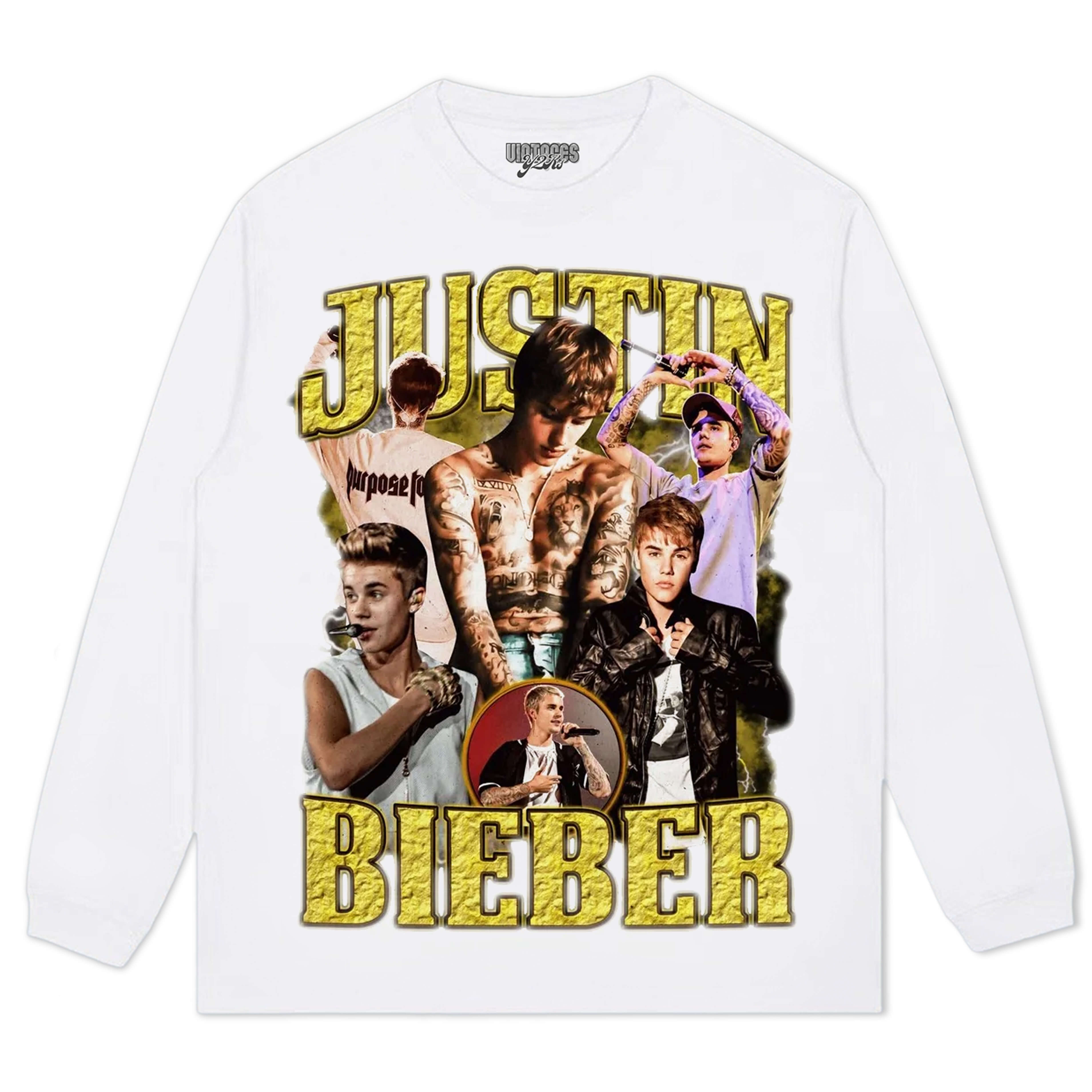 JUSTIN BIEBER VINTAGE TEE  & LS & HOODIE