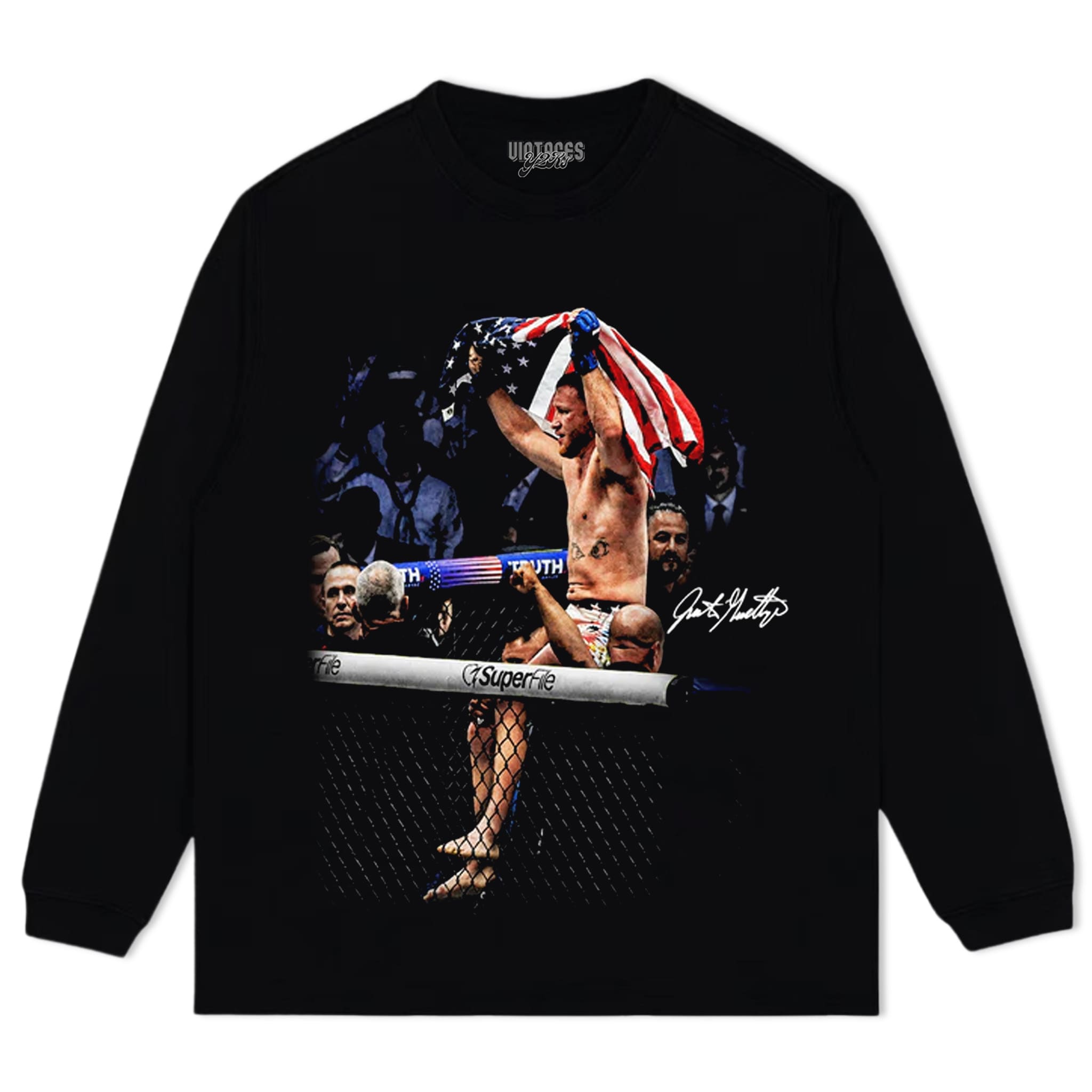 JUSTIN GAETHJE - AMERICAN MADE TANK TOP & TEE & LONG SLEEVE & LAYERED LS & HOODIE