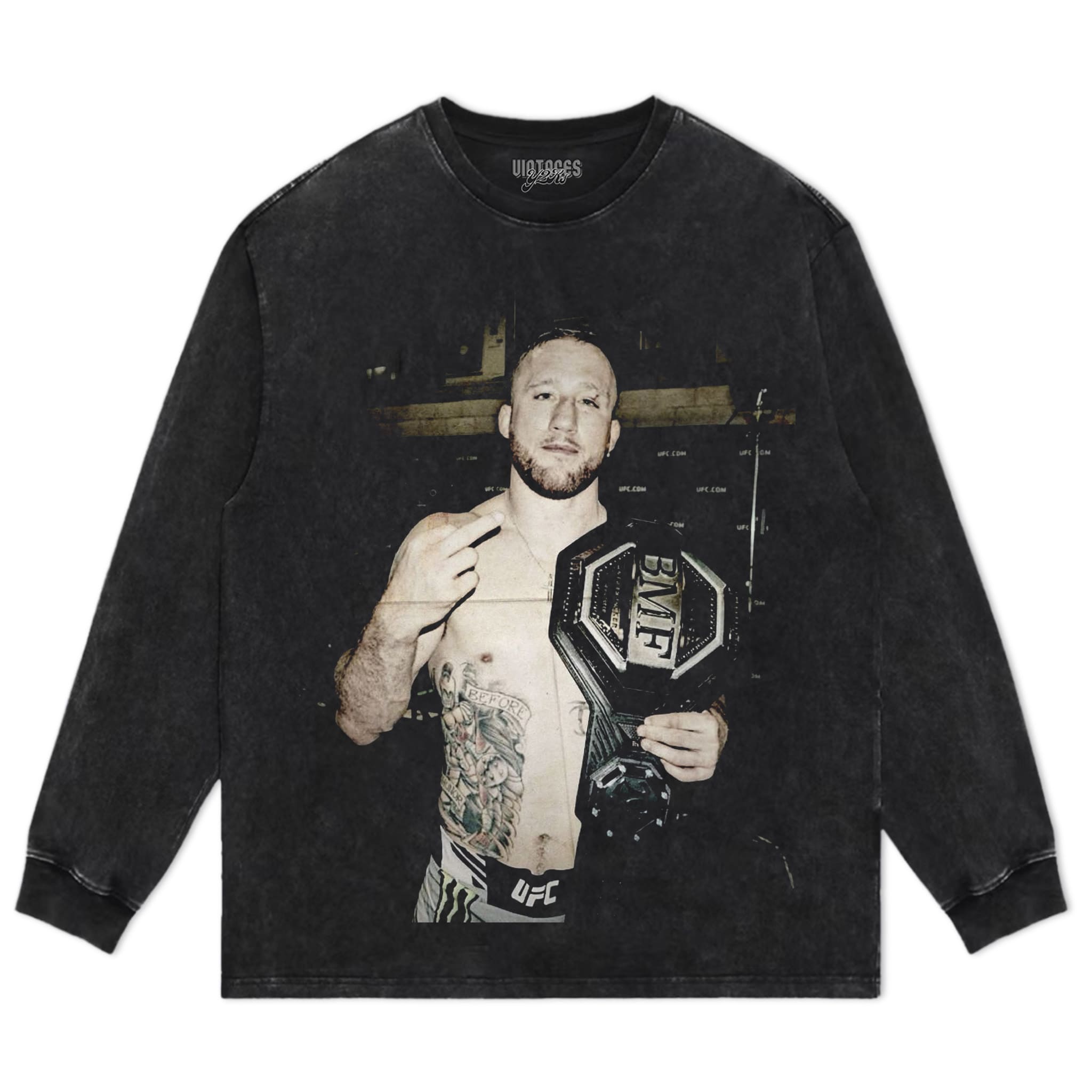 JUSTIN GAETHJE - BMF TANK TOP & TEE & LONG SLEEVE & LAYERED LS & HOODIE