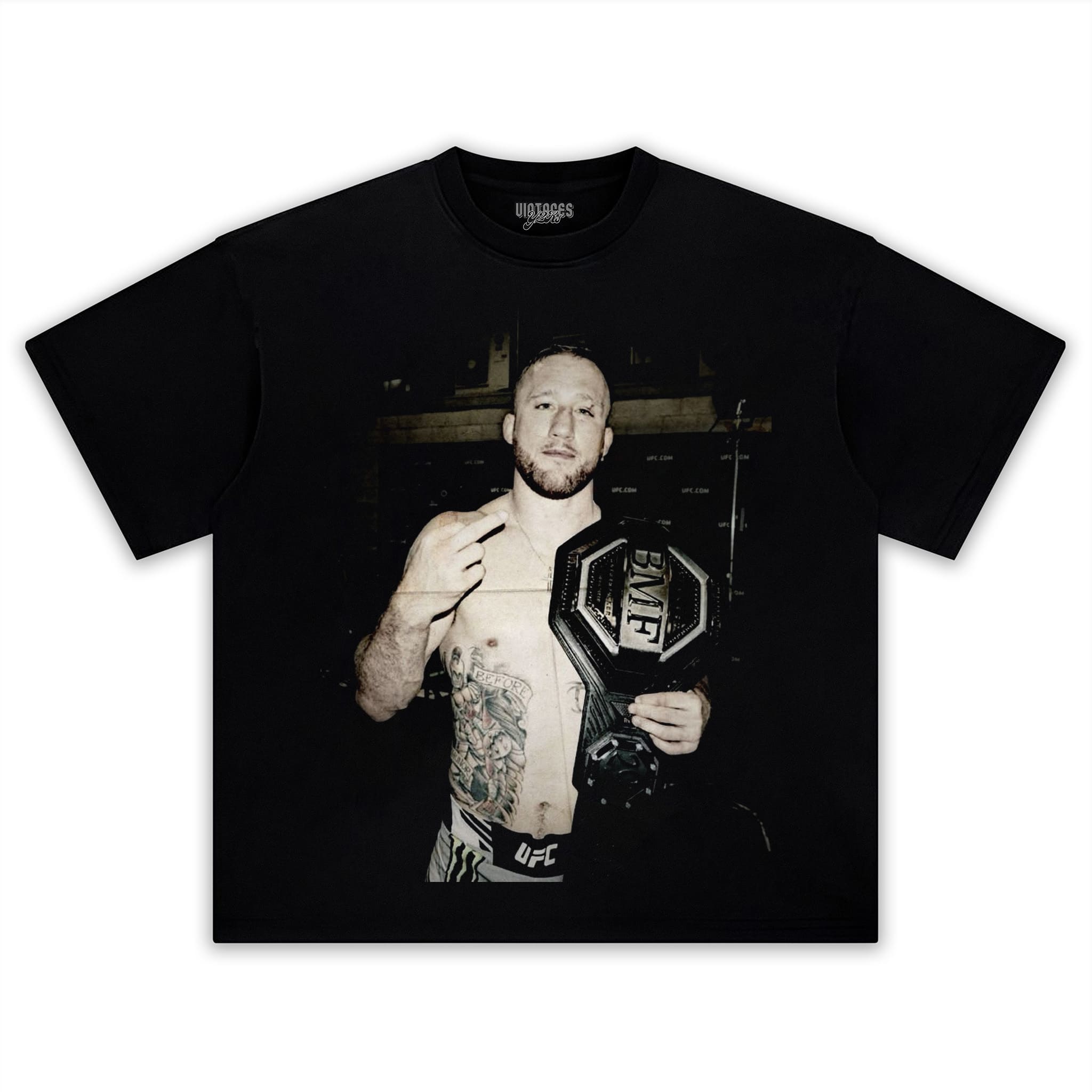 JUSTIN GAETHJE - BMF TANK TOP & TEE & LONG SLEEVE & LAYERED LS & HOODIE