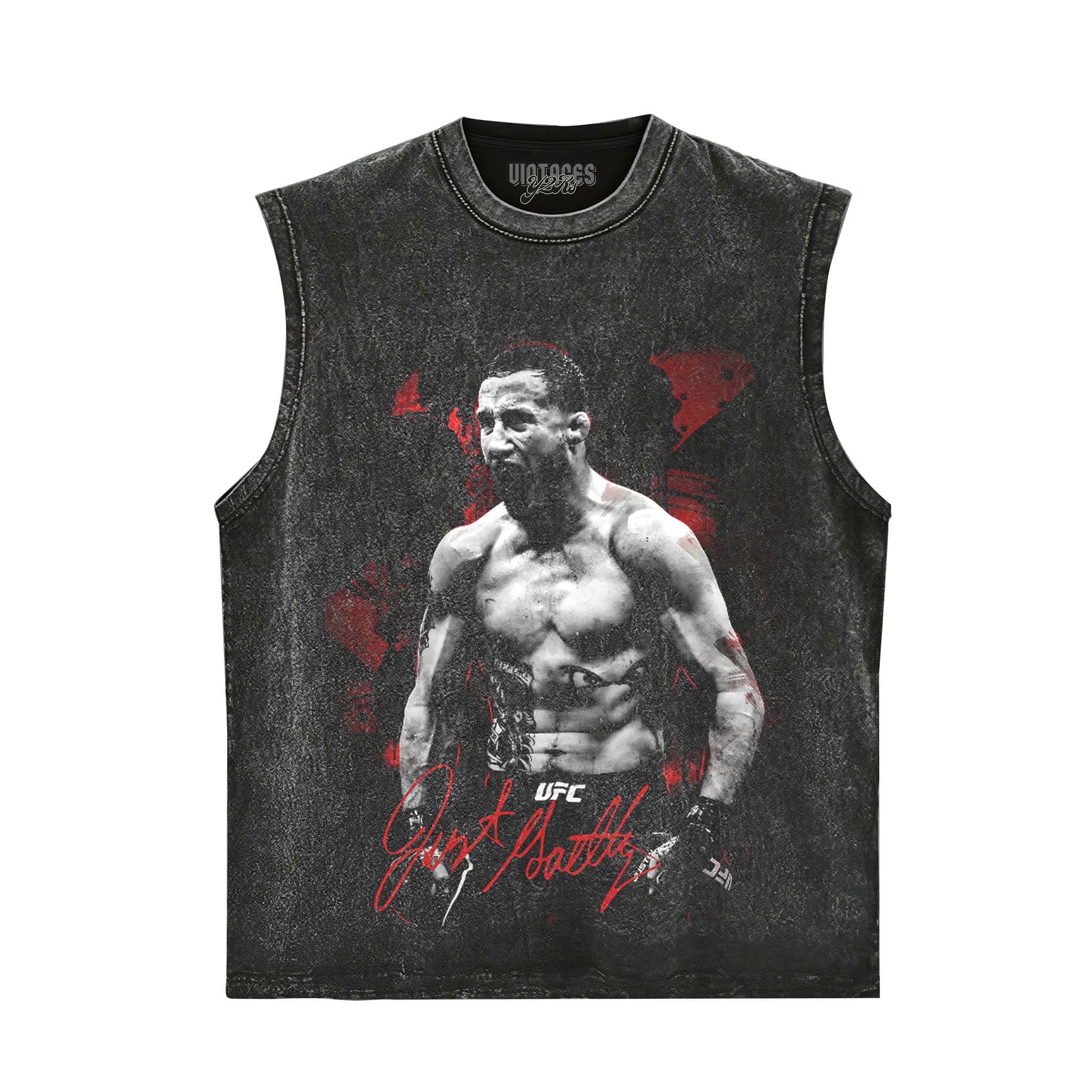 JUSTIN GAETHJE UFC FIGHTER 2026 V2 TANK TOP & TEE & LONG SLEEVE & LAYERED LS & HOODIE