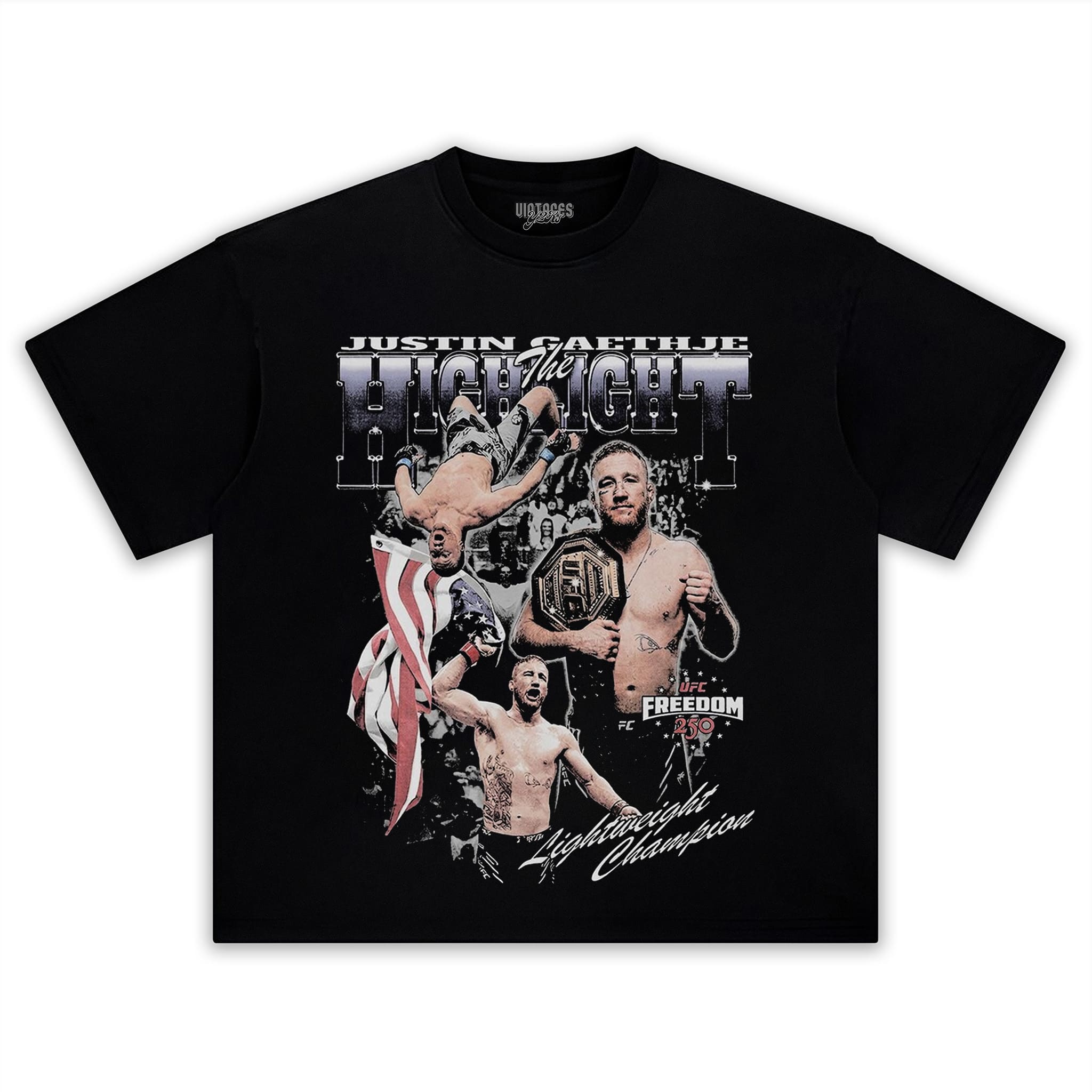 JUSTIN GAETHJE UFC FIGHTER 2026 V3 TANK TOP & TEE & LONG SLEEVE & LAYERED LS & HOODIE