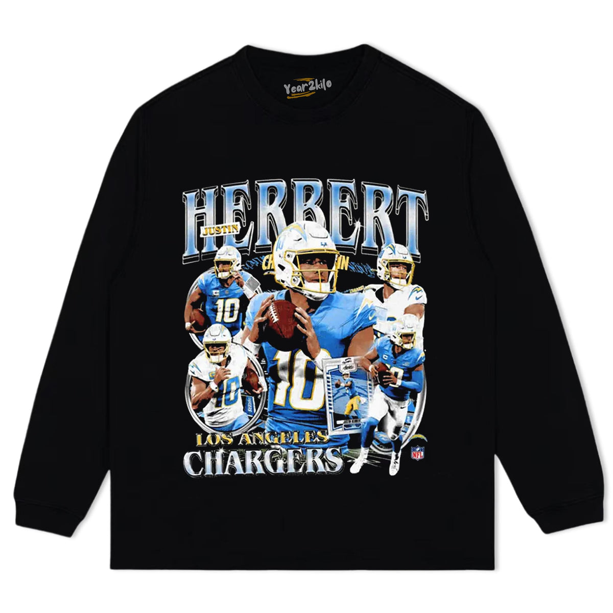 JUSTIN HERBERT TANK TOP & TEE & LONG SLEEVE & LAYERED LS & HOODIE