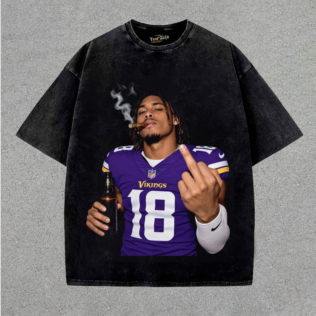 JUSTIN JEFFERSON FLIPPING IT TANK TOP & TEE & LONG SLEEVE & LAYERED LS & HOODIE