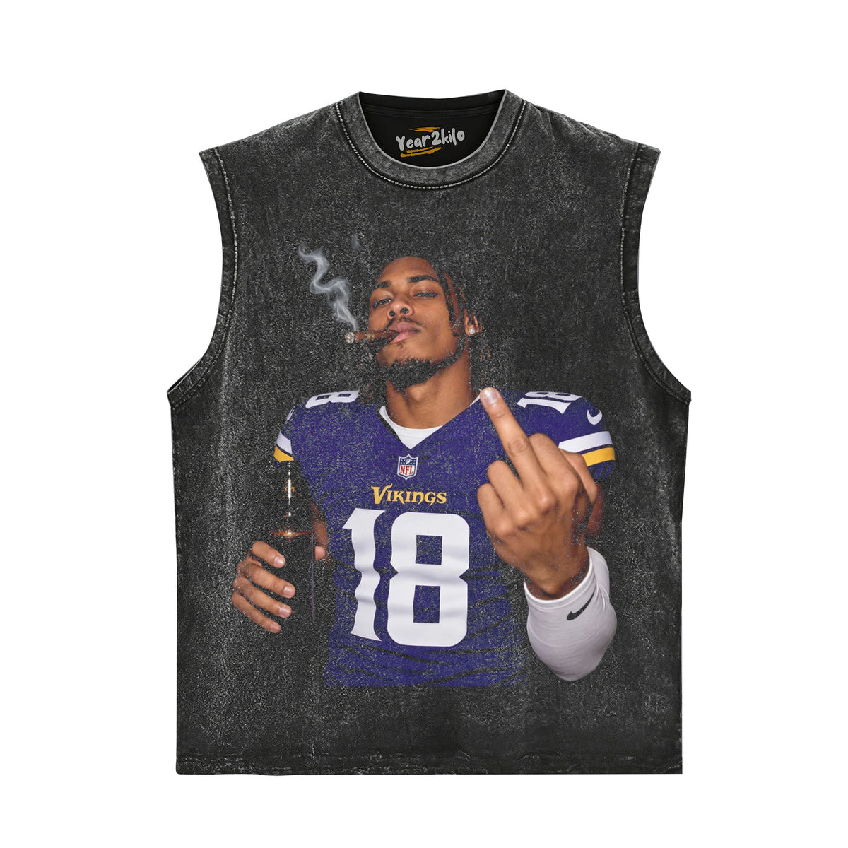 JUSTIN JEFFERSON FLIPPING IT TANK TOP & TEE & LONG SLEEVE & LAYERED LS & HOODIE