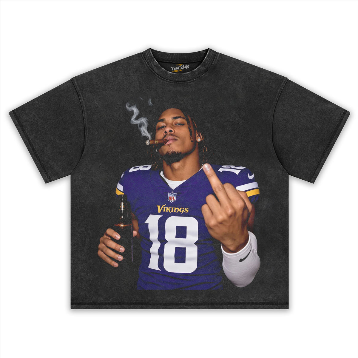 JUSTIN JEFFERSON FLIPPING IT TANK TOP & TEE & LONG SLEEVE & LAYERED LS & HOODIE