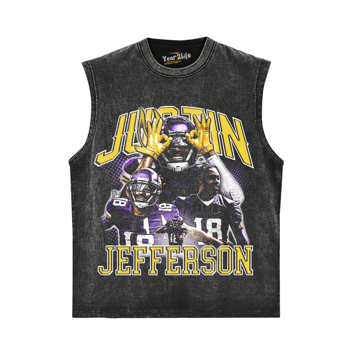 JUSTIN JEFFERSON V2 TANK TOP & TEE & LONG SLEEVE & LAYERED LS & HOODIE