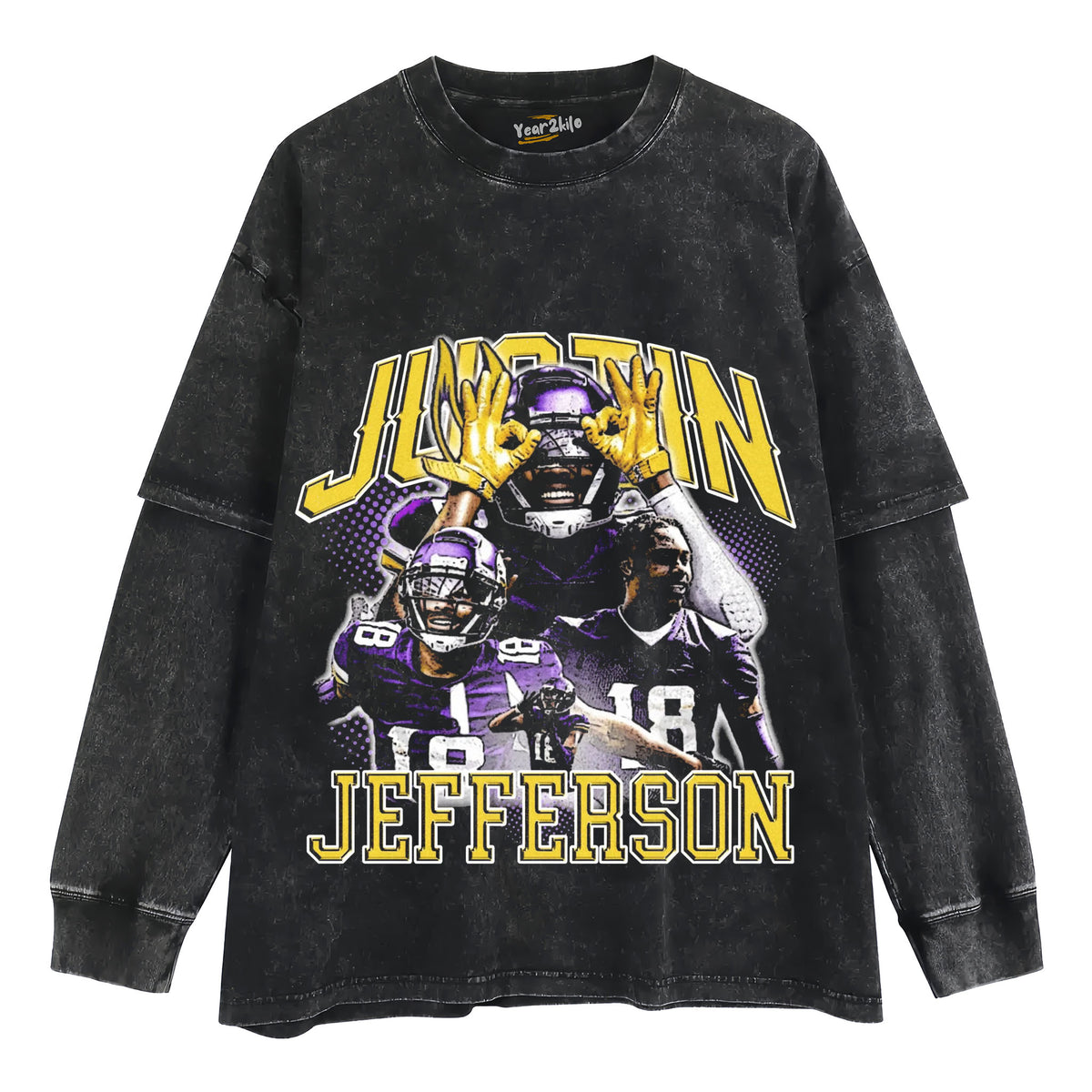 JUSTIN JEFFERSON V2 TANK TOP & TEE & LONG SLEEVE & LAYERED LS & HOODIE
