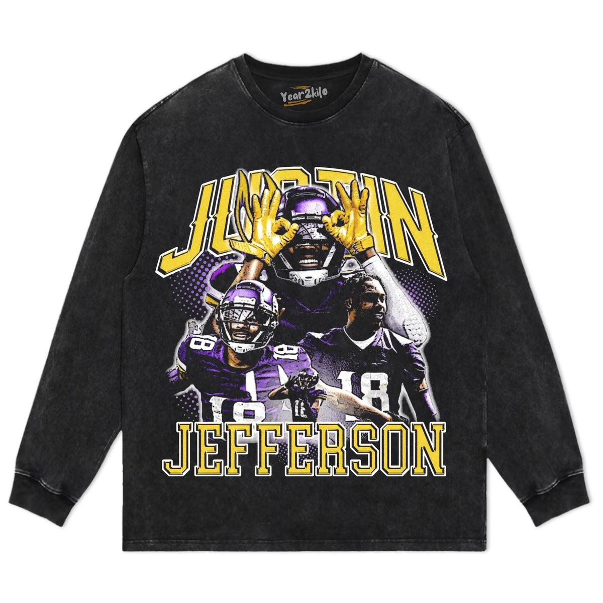 JUSTIN JEFFERSON V2 TANK TOP & TEE & LONG SLEEVE & LAYERED LS & HOODIE