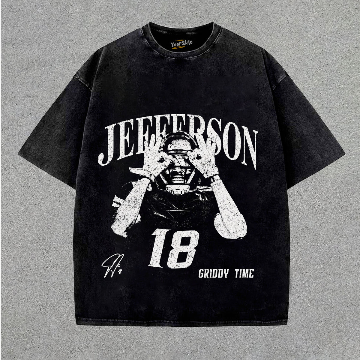 JUSTIN JEFFERSON VINTAGE TANK TOP & TEE & LONG SLEEVE & LAYERED LS & HOODIE
