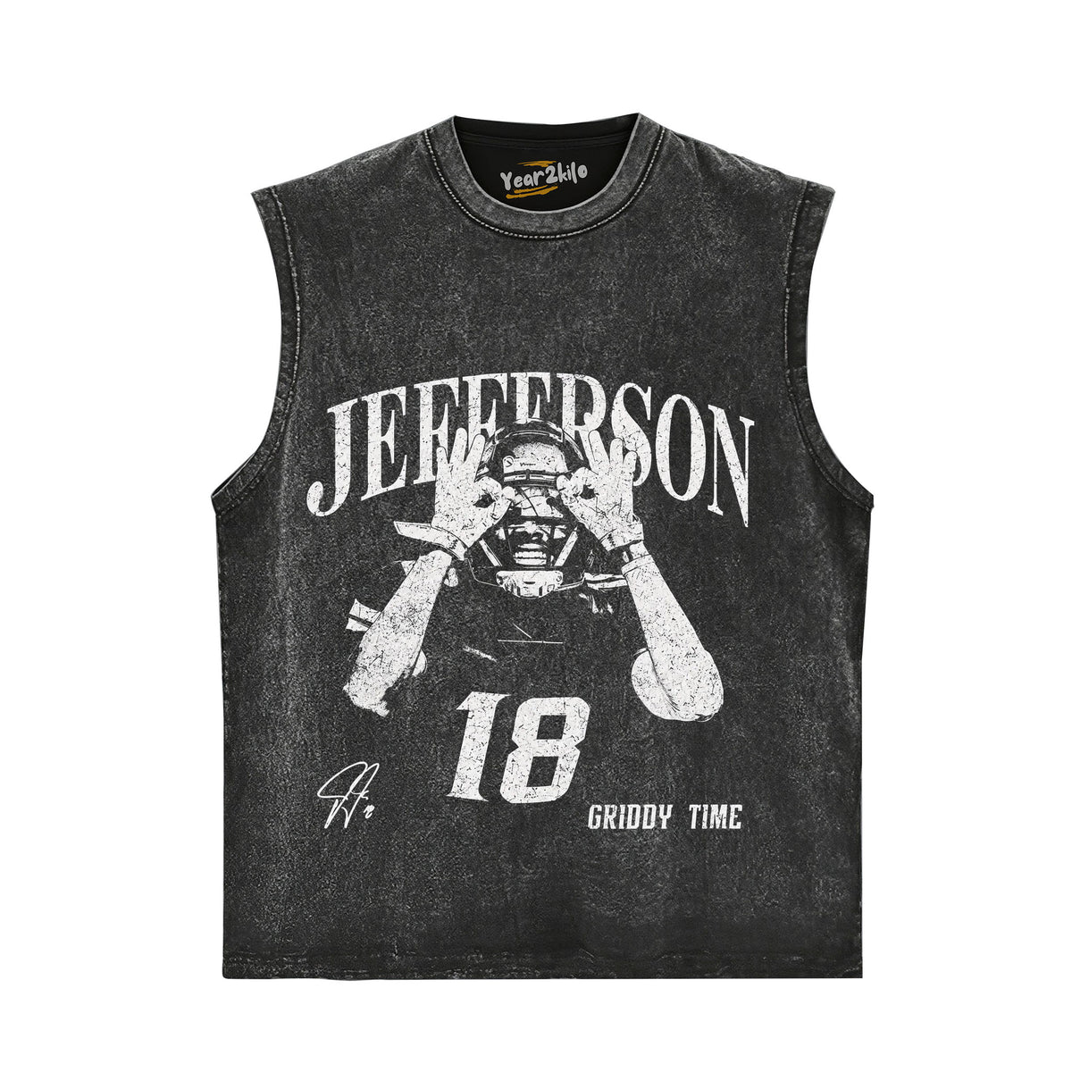 JUSTIN JEFFERSON VINTAGE TANK TOP & TEE & LONG SLEEVE & LAYERED LS & HOODIE