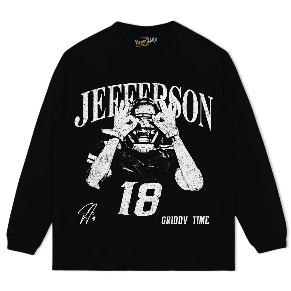 JUSTIN JEFFERSON VINTAGE TANK TOP & TEE & LONG SLEEVE & LAYERED LS & HOODIE